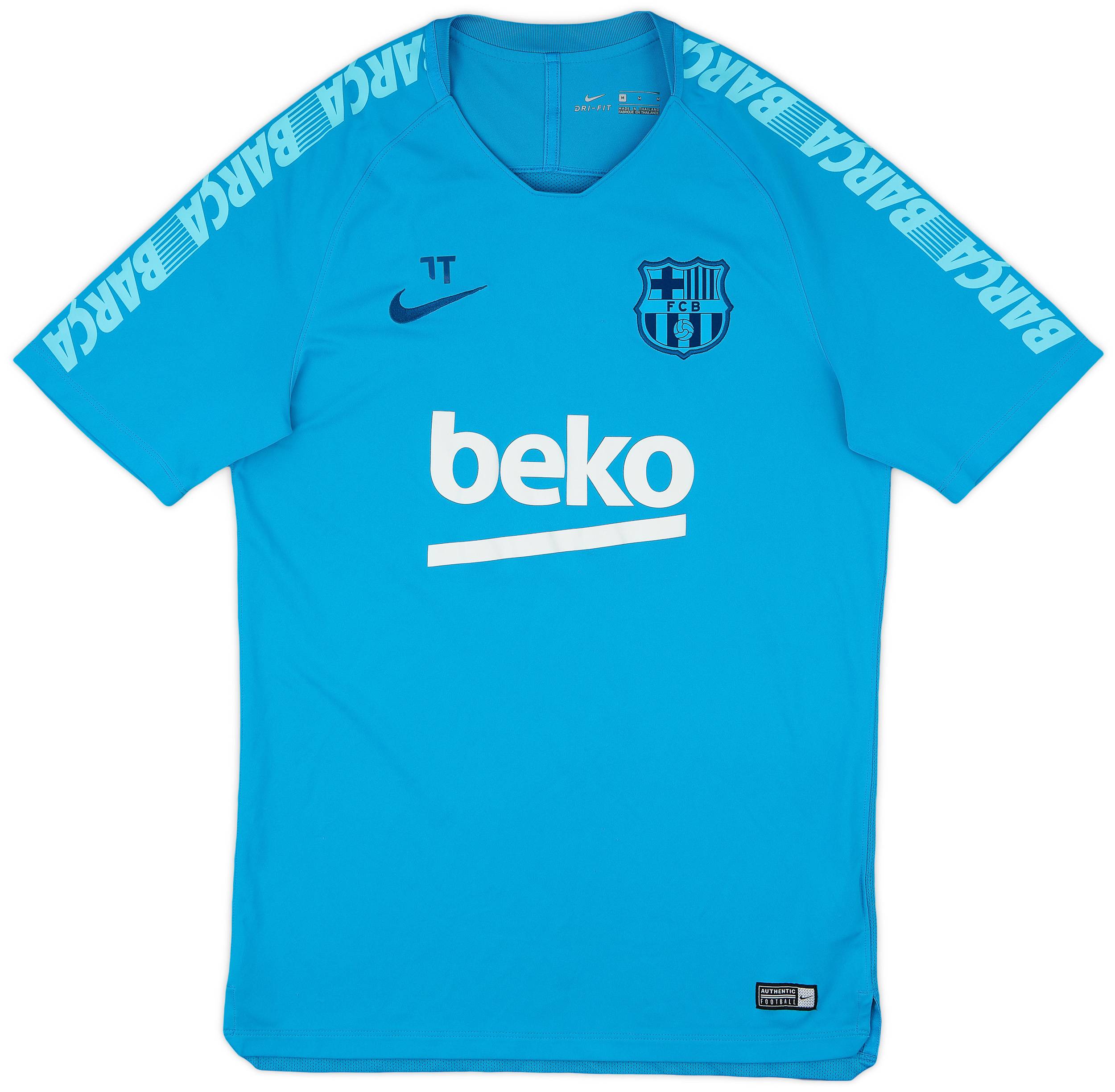 2019-20 Barcelona Nike Staff Issue Training Shirt JT - 6/10 - (M)