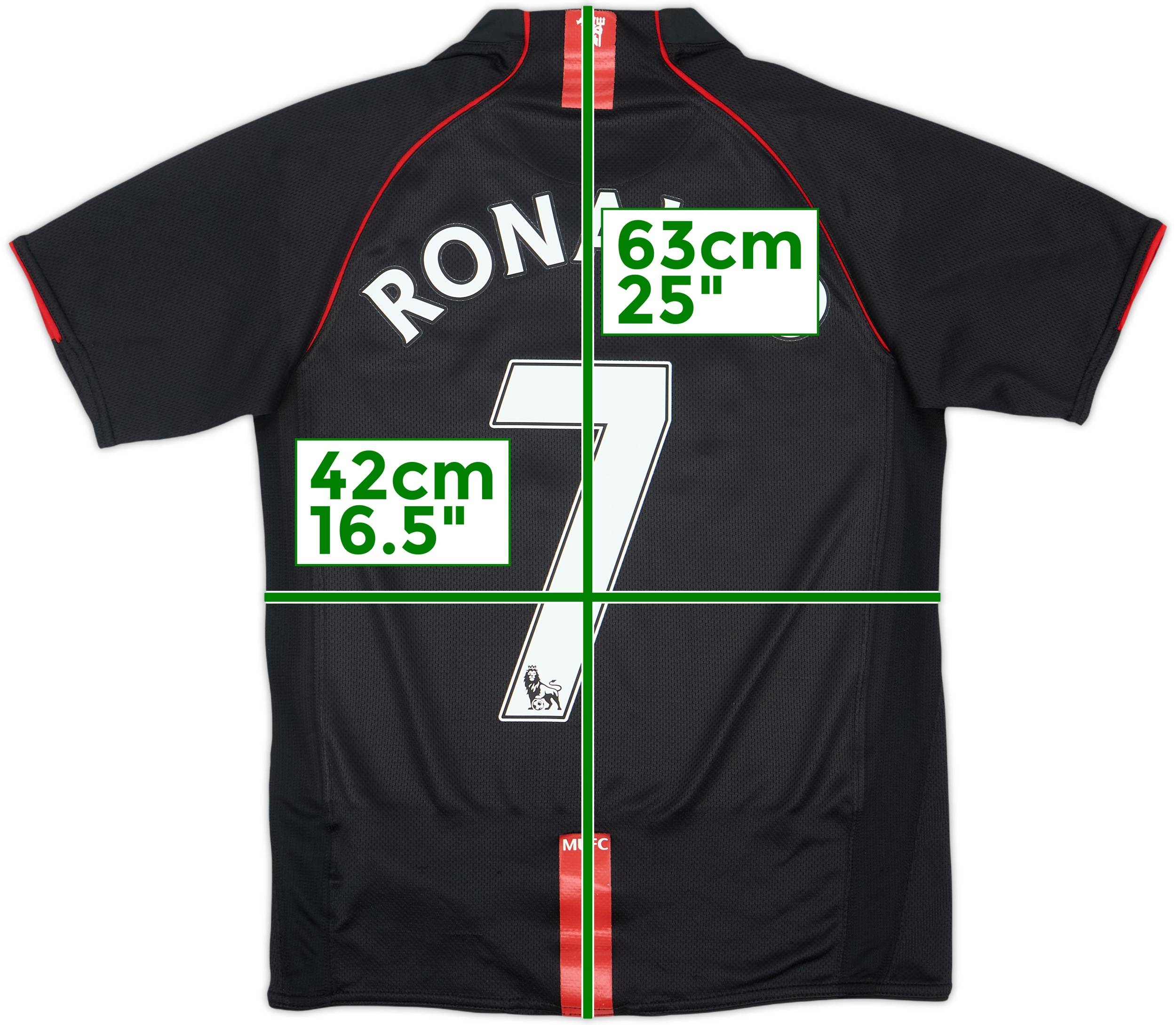 2007-08 Manchester United Away Shirt Ronaldo #7 - 5/10 - (XL.Boys)