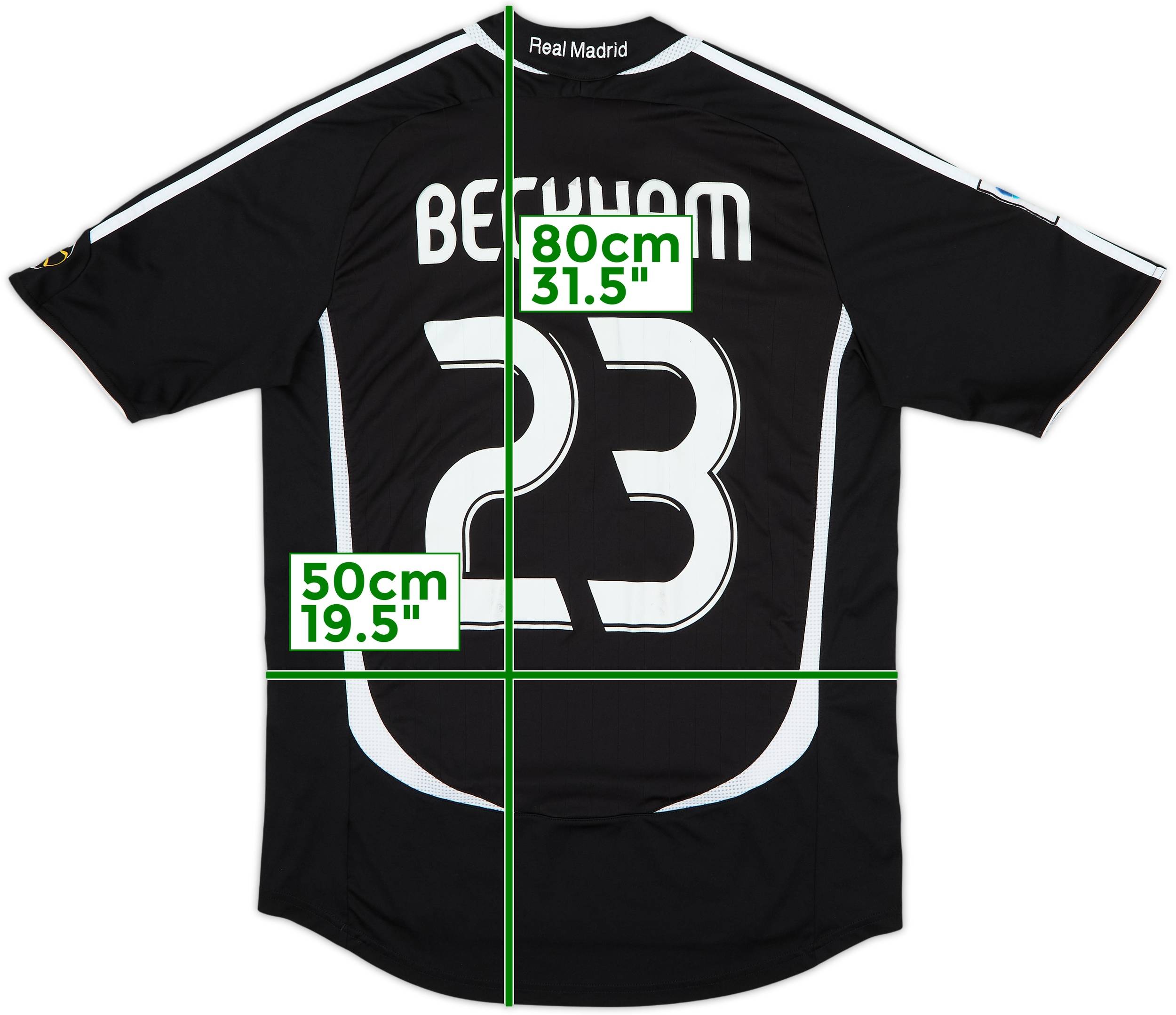 2006-07 Real Madrid Away Shirt Beckham #23 - 5/10 - (M)