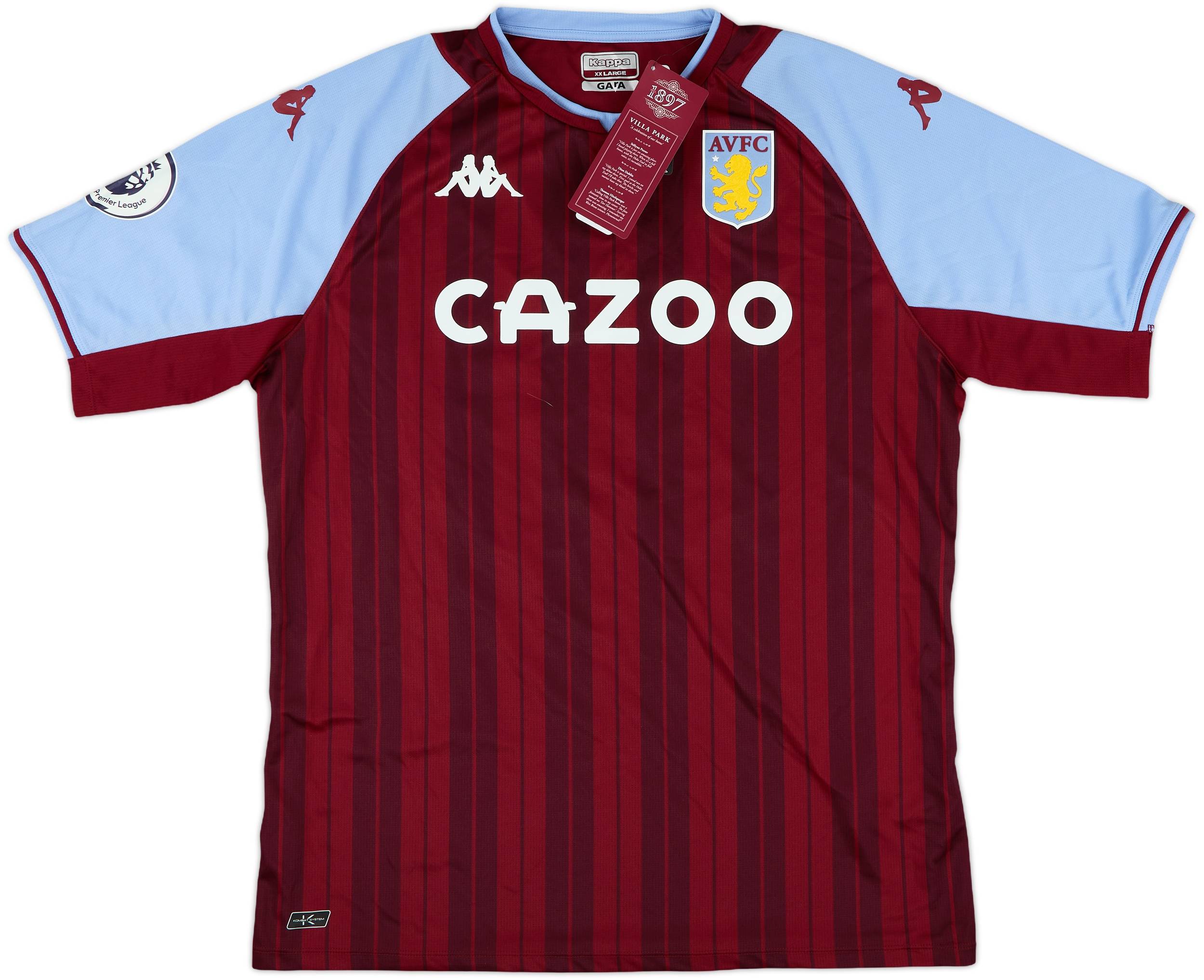 Aston Villa COUTINHO 23 XL シャツ Aston Villa COUTINHO 23 XL シャツ 2021/22 Aston Villa Home
