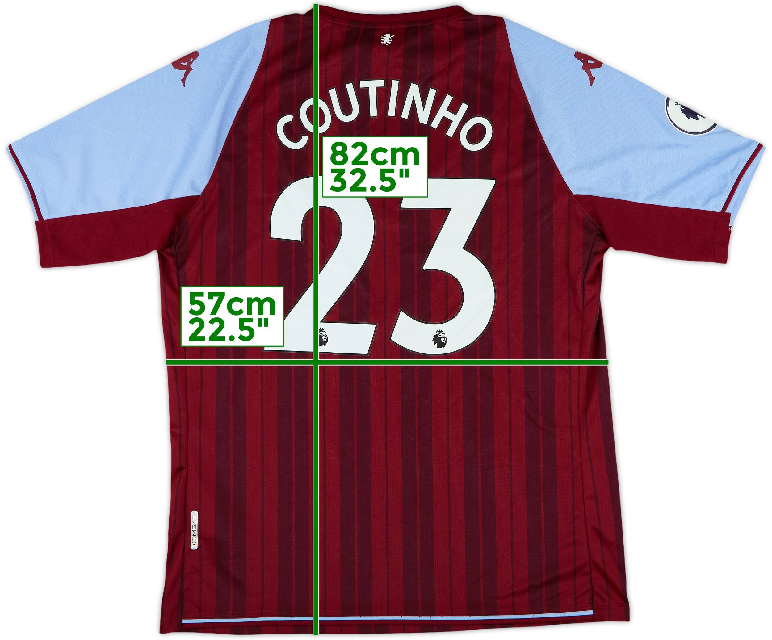 2021-22 Aston Villa Home Shirt Coutinho #23 (XXL)