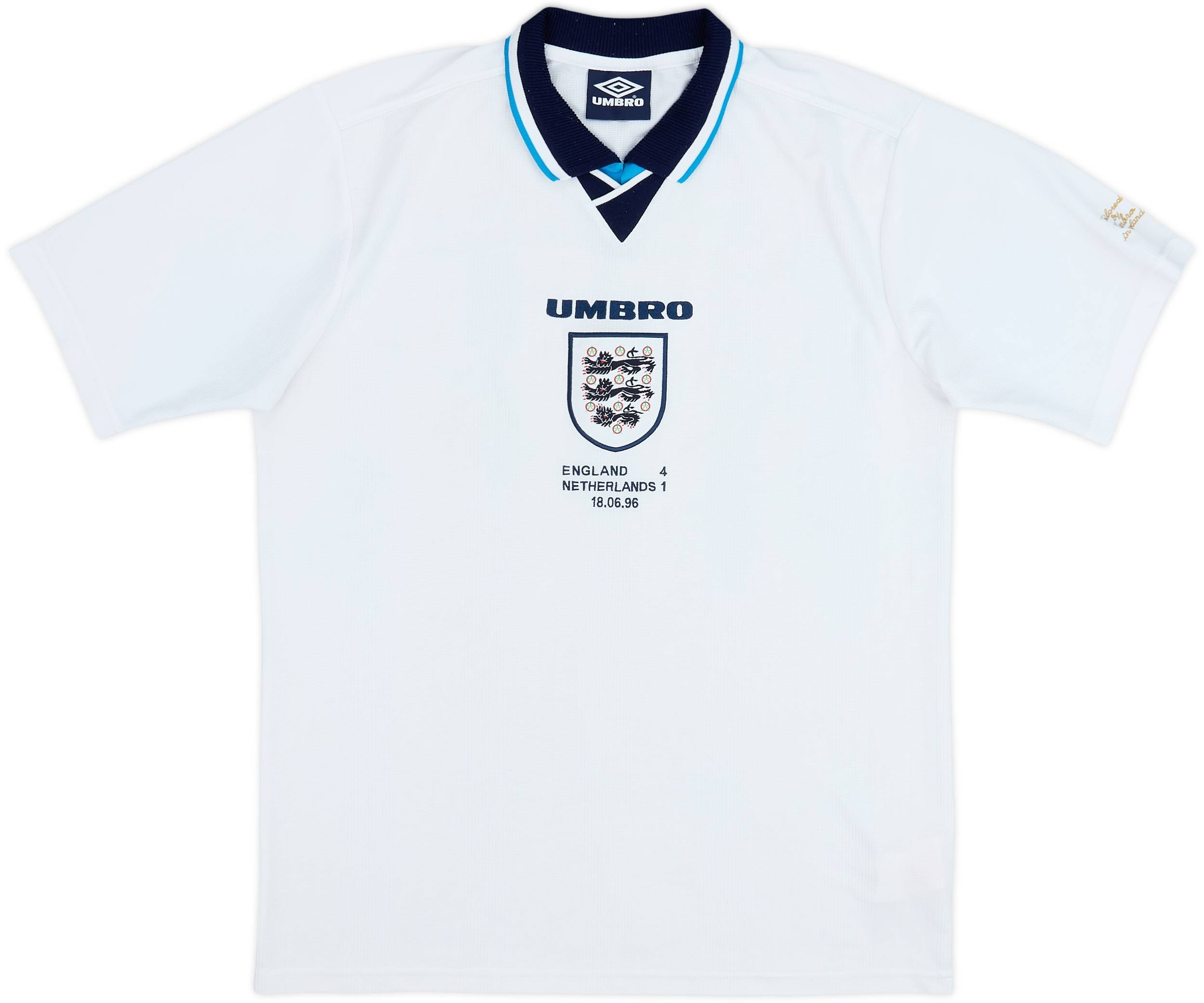2010 England Umbro Retro '1996-98' Home Shirt - 8/10 - (L)