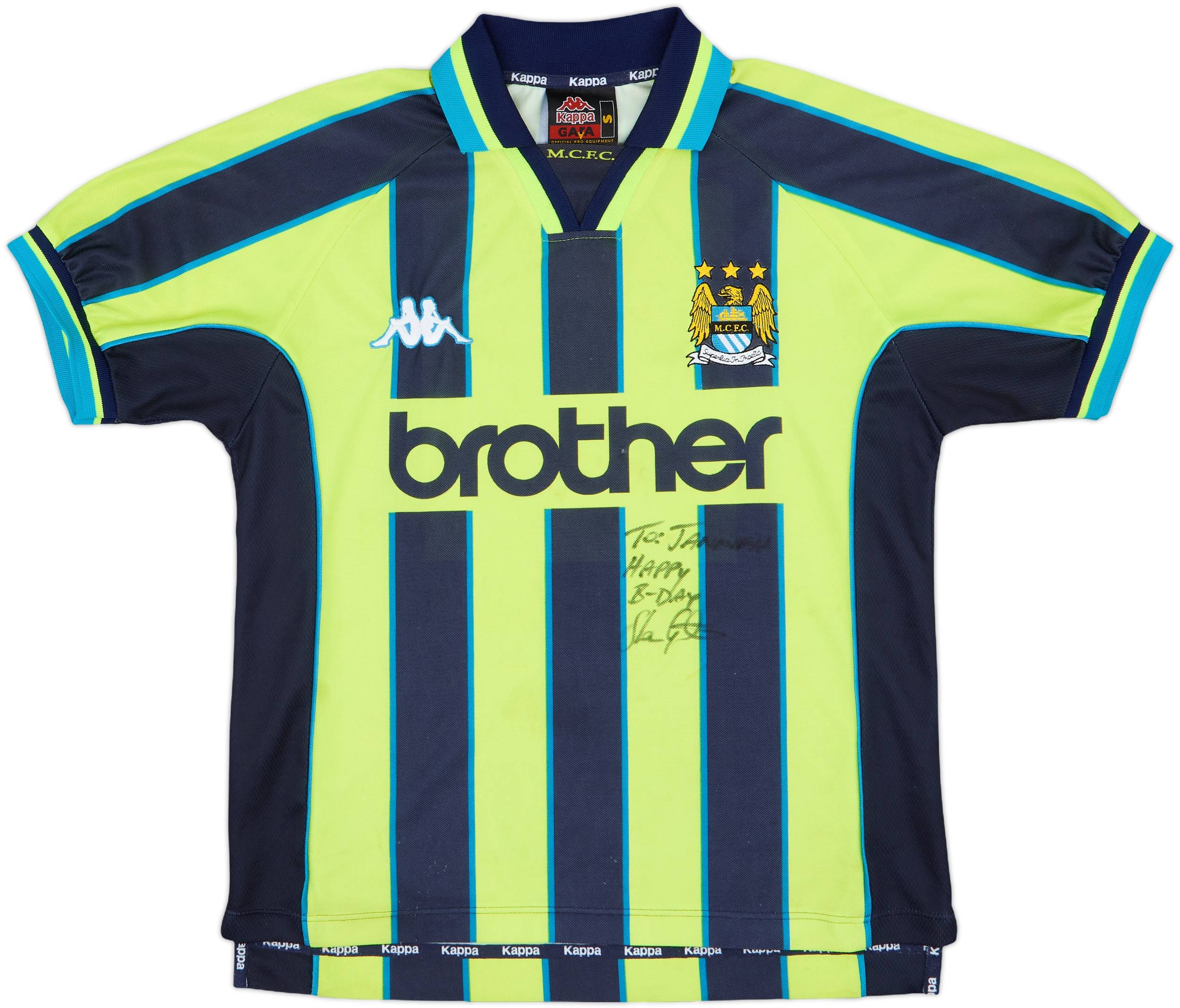 1998-99 Manchester City Away Shirt #8 - 3/10 - (L)