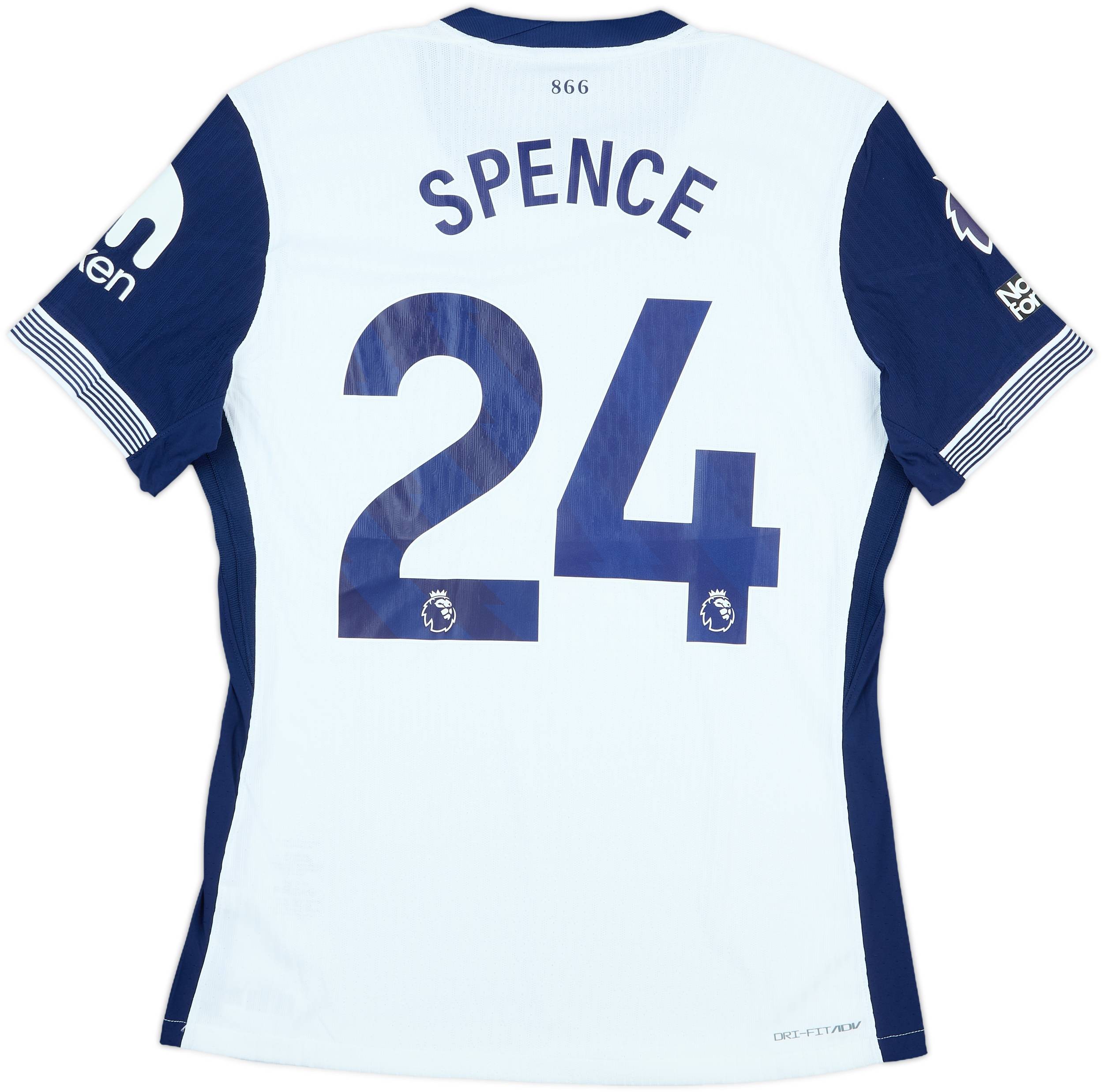2024-25 Tottenham Match Issue Home Shirt Spence #24