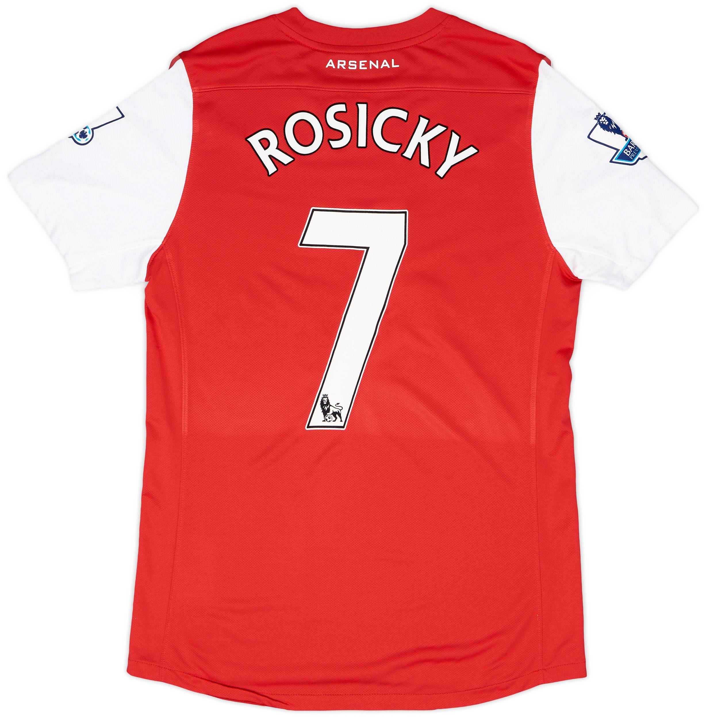 2011-12 Arsenal Match Issue Home Shirt Rosicky #7