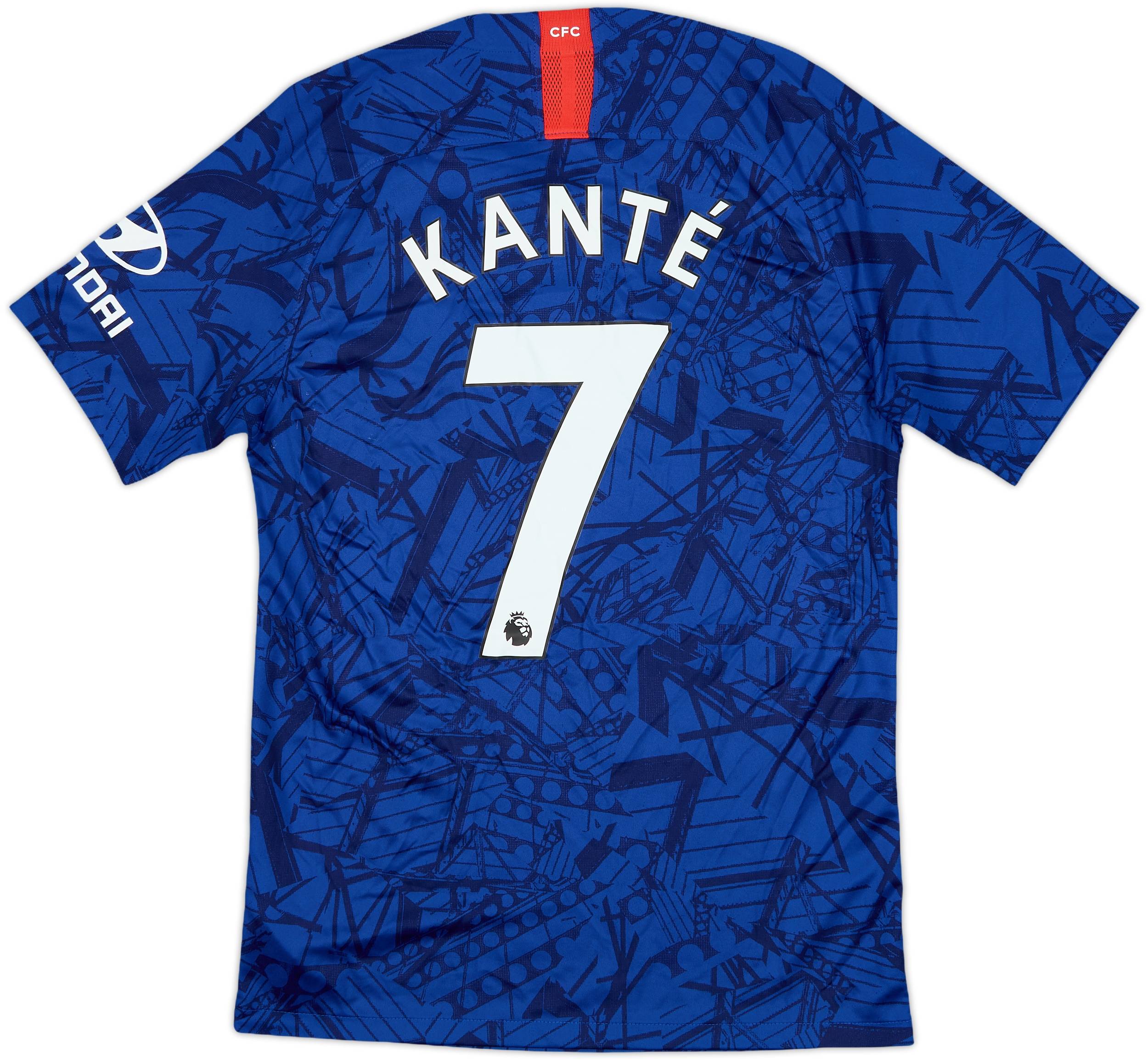 Chelsea 2019-20シーズンユニ　カンテ 2019-20 Chelsea Home Shirt Kante #7 - 9/10 - (S)