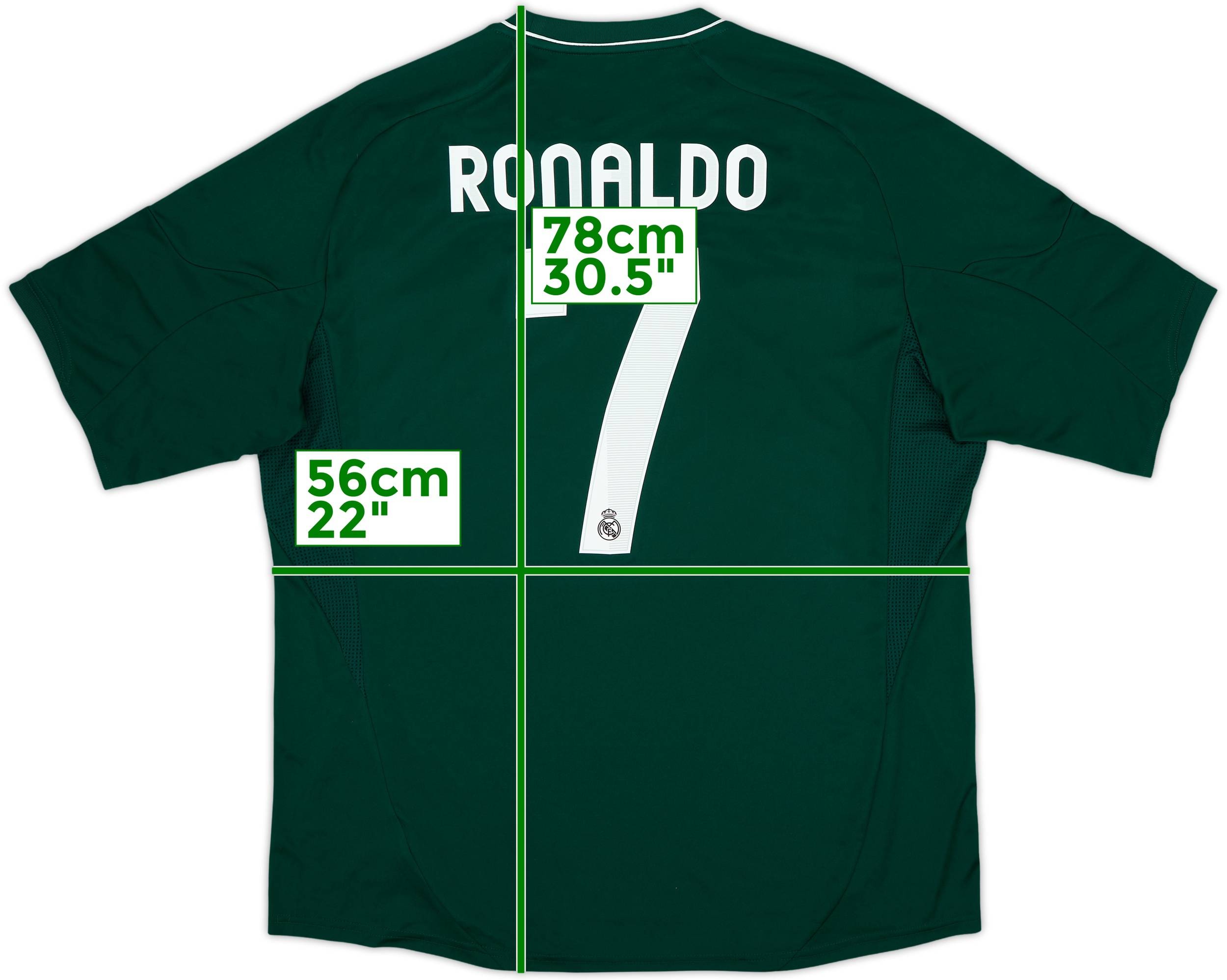 2012-13 Real Madrid CL Third Shirt Ronaldo #7 - 6/10 - (XL)