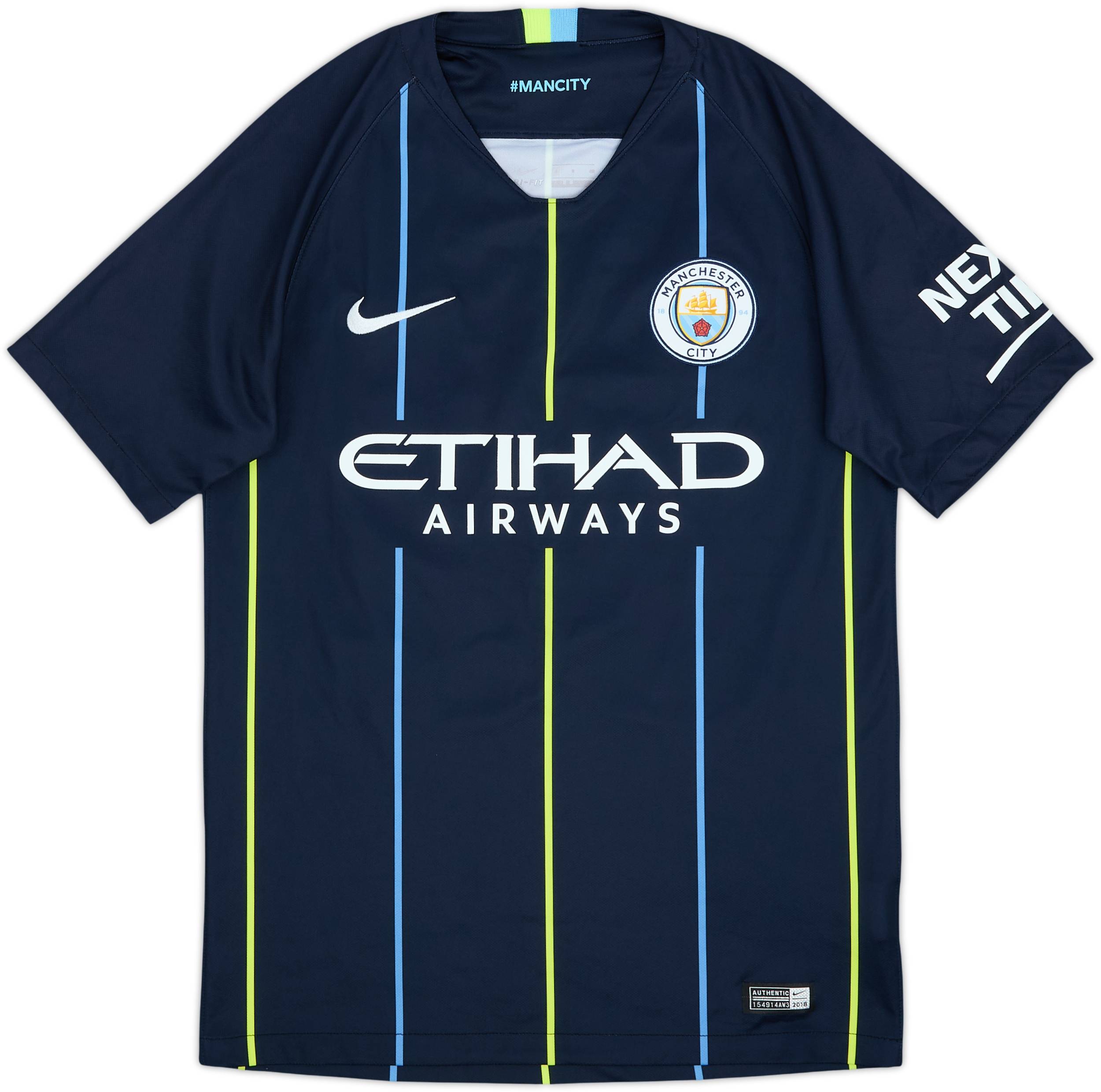 2018-19 Manchester City Away Shirt G.Jesus #33 - 8/10 - (S)