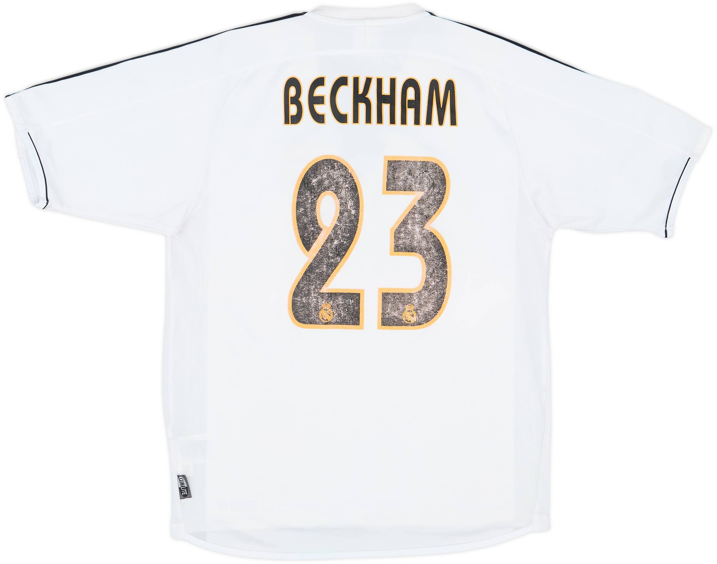 Real Madrid Beckham 23 ユニフォーム　ジュニアM 希少 2003-04 Real Madrid Home Shirt Beckham #23 - 5/10 - (S)