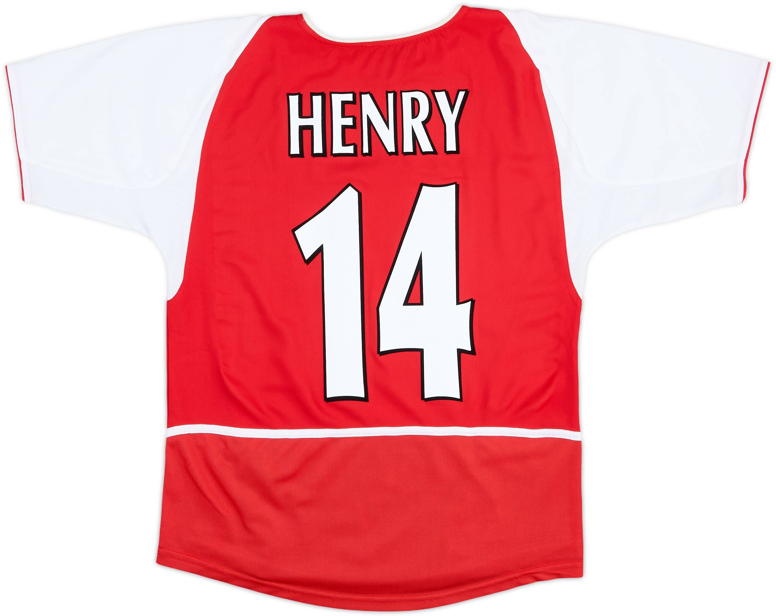 2002-04 Arsenal Home Shirt Henry #14 - 8/10 - (XL.Boys)