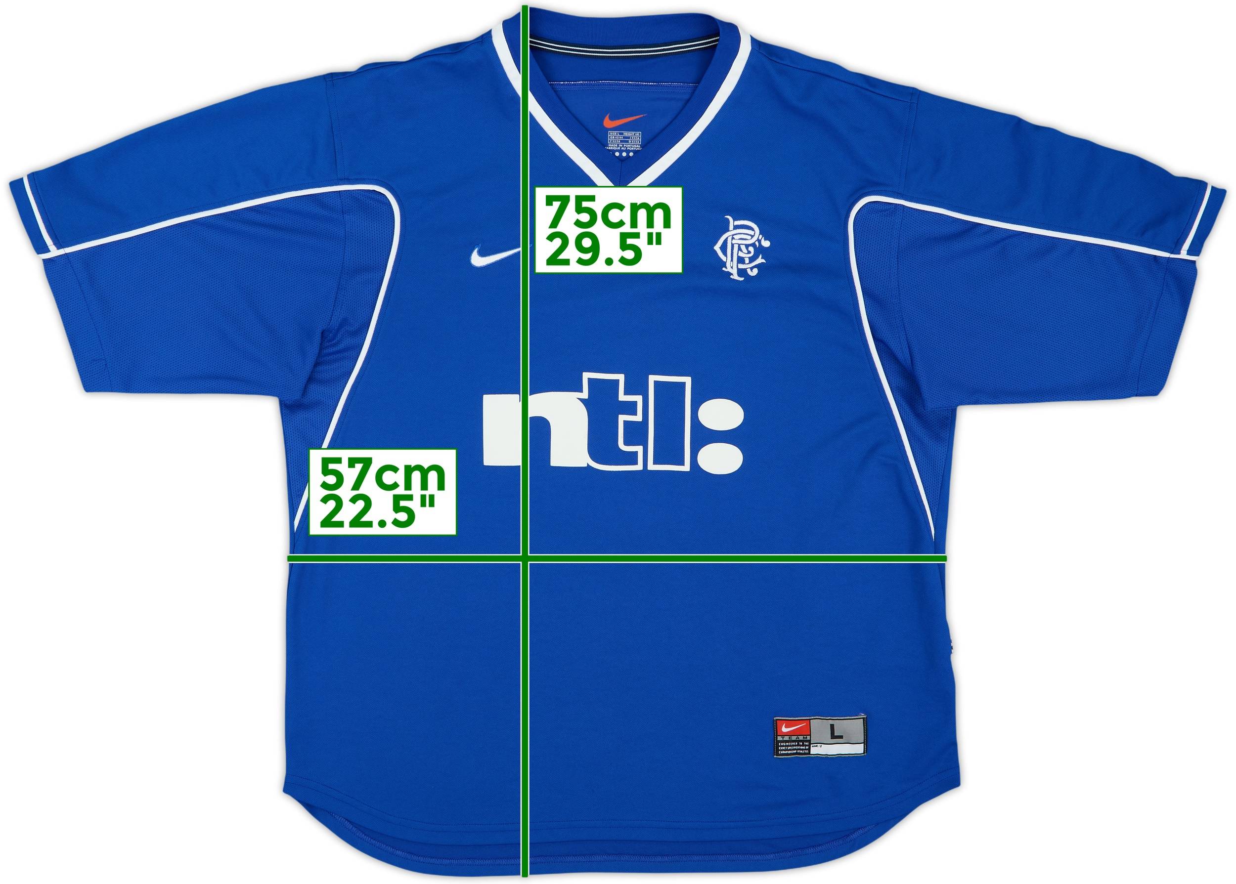 1999-01 Rangers Home Shirt - 8/10 - (L)