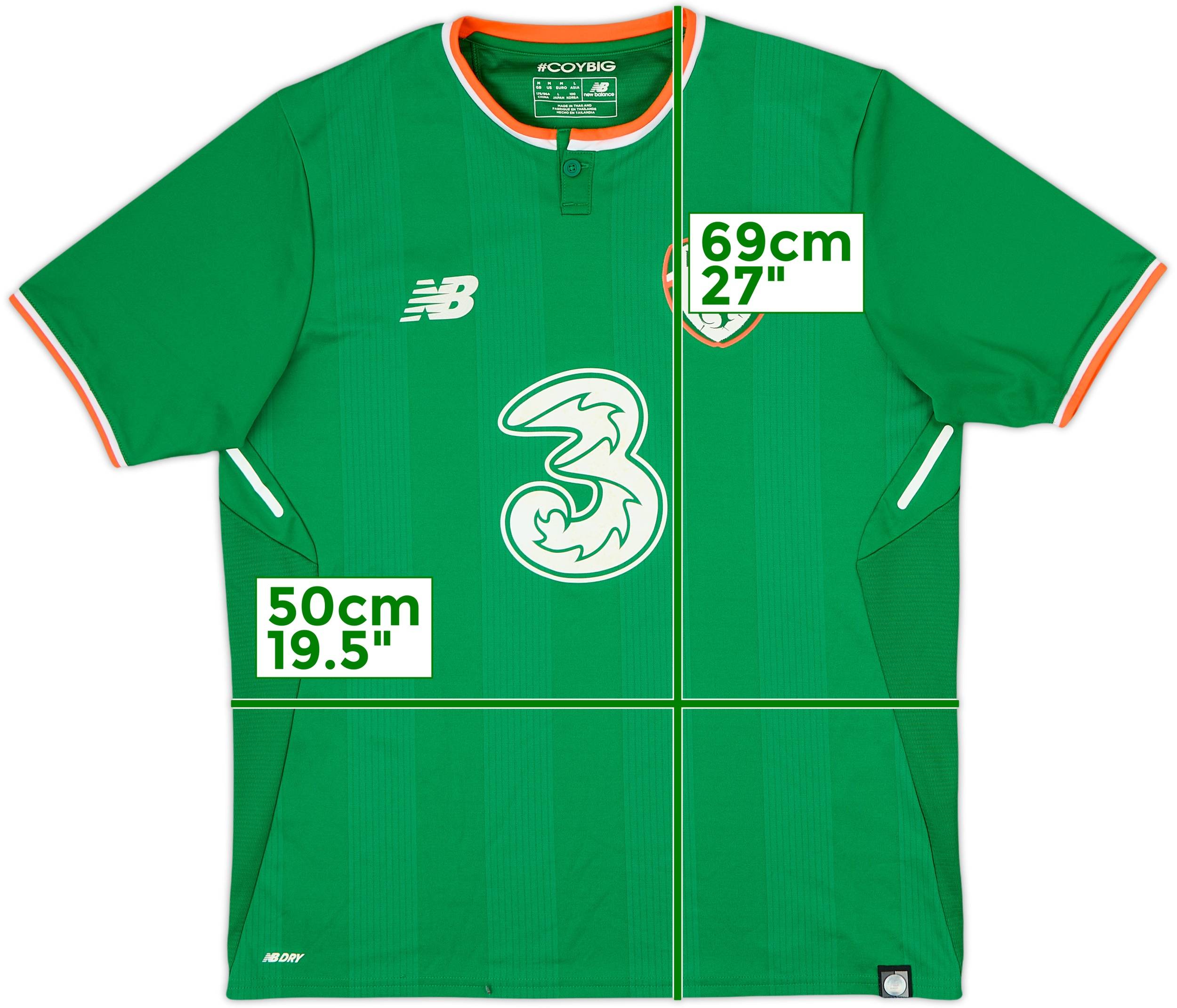 2017-18 Ireland Home Shirt - 6/10 - (M)