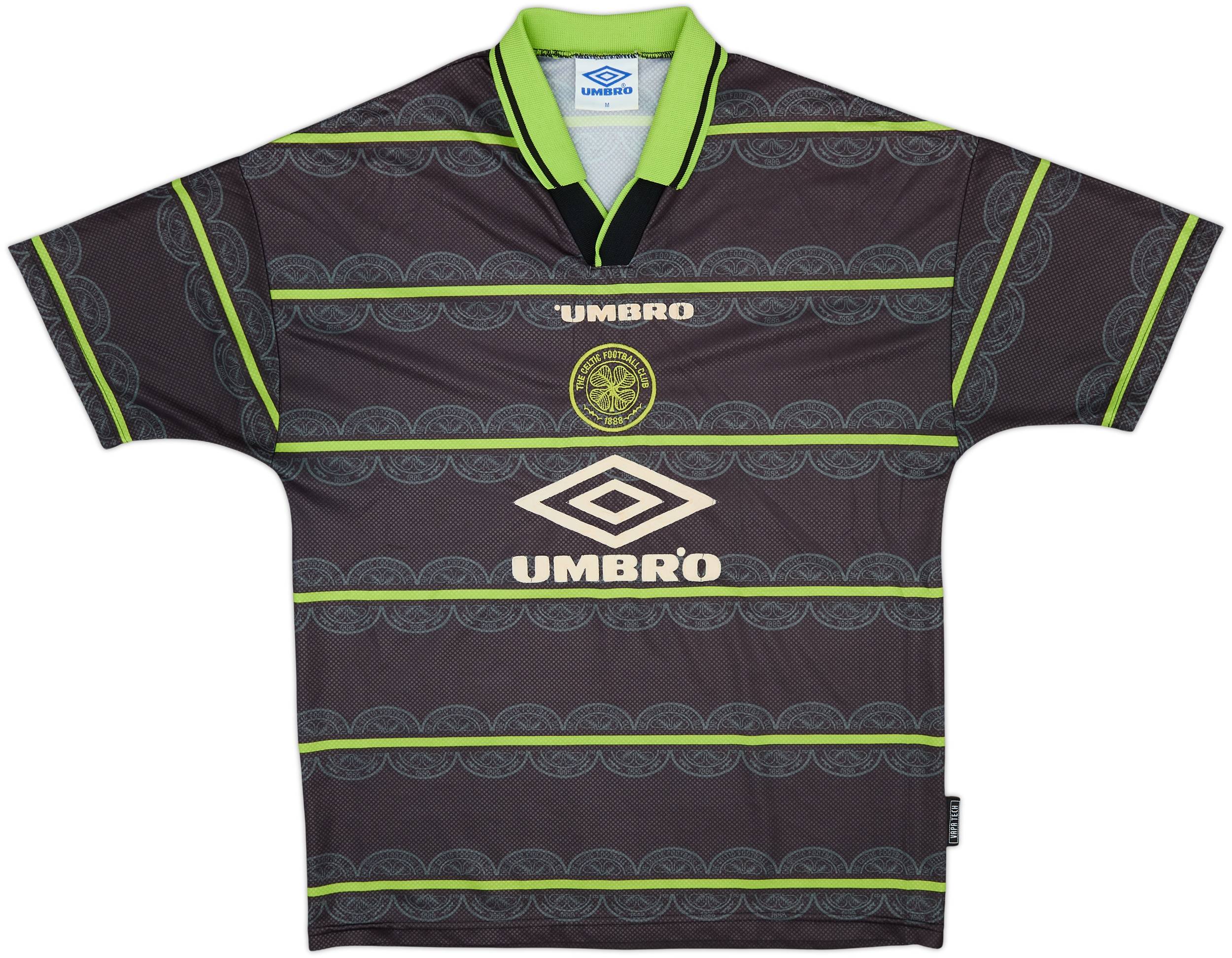 1998-99 Celtic Away Shirt Larsson #7 - 7/10 - (M)