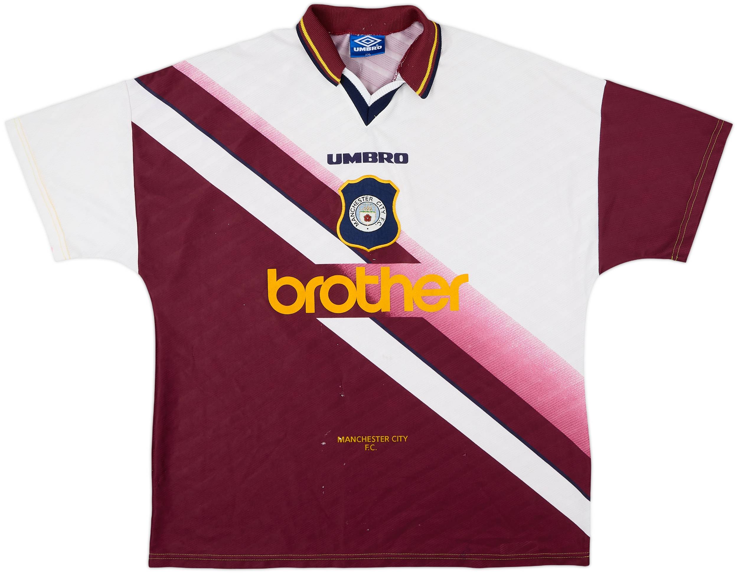 1996-97 Manchester City Away Shirt - 8/10 - (XXL)