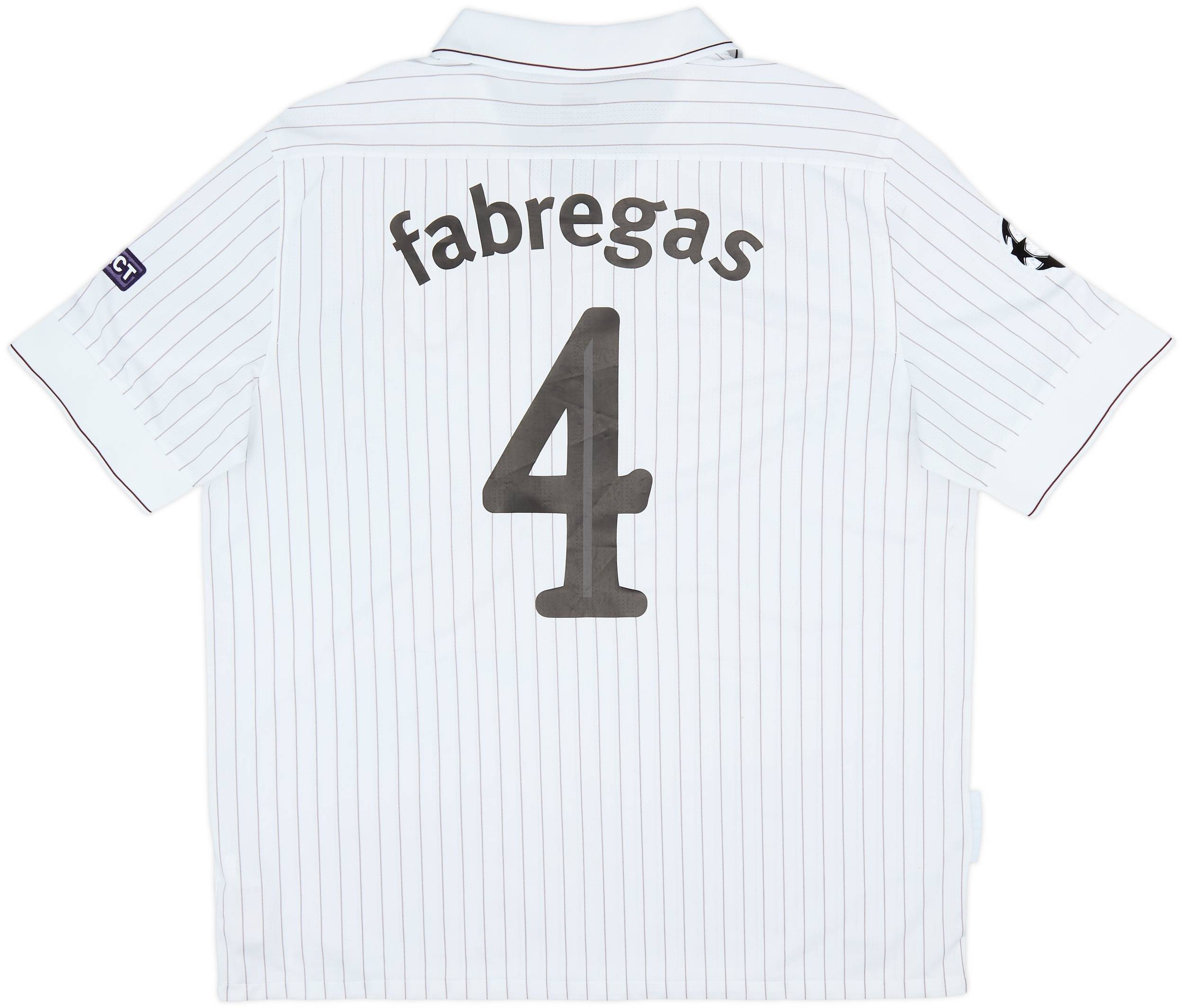 2009-10 Arsenal Third Shirt Fabregas #4 - 8/10 - (XL)