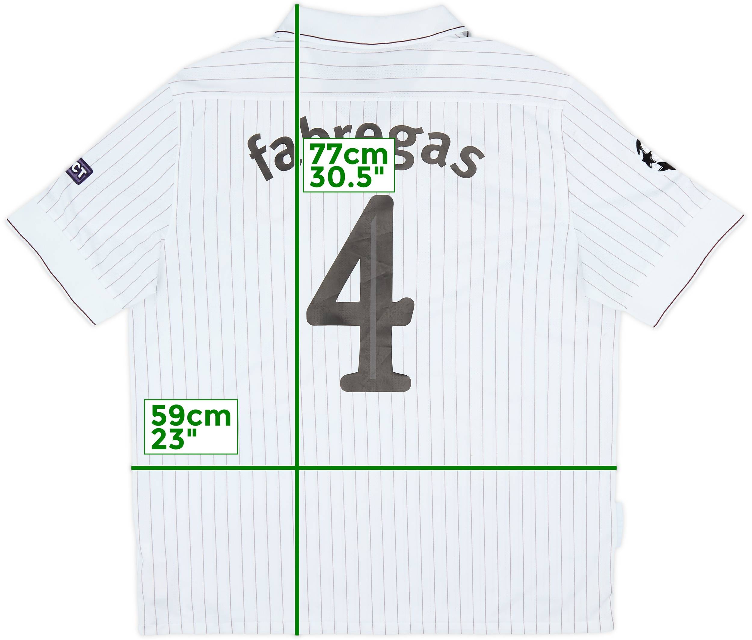 2009-10 Arsenal Third Shirt Fabregas #4 - 8/10 - (XL)