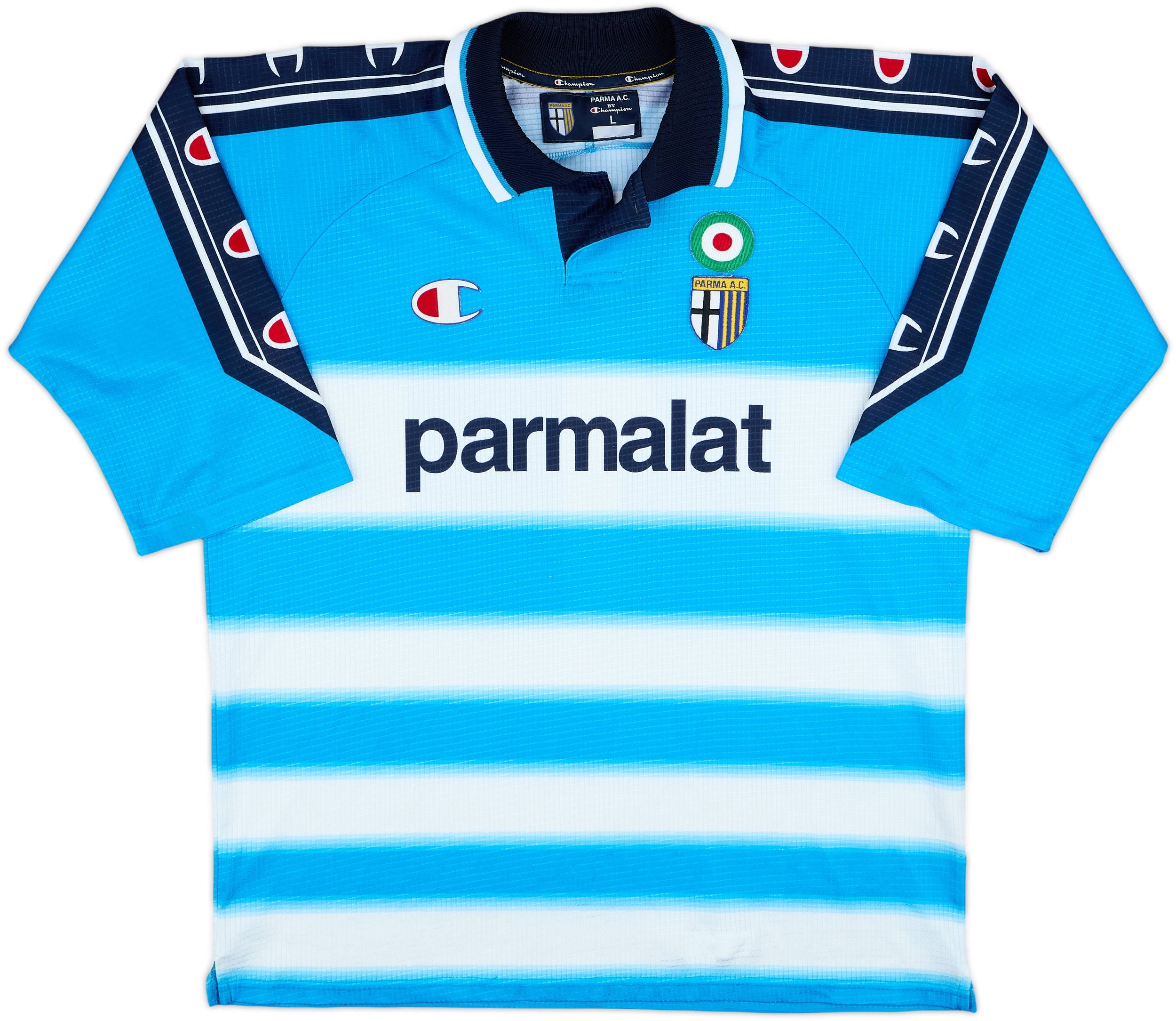 1999-00 Parma GK S/S Shirt Buffon #1 - 8/10 - (L)