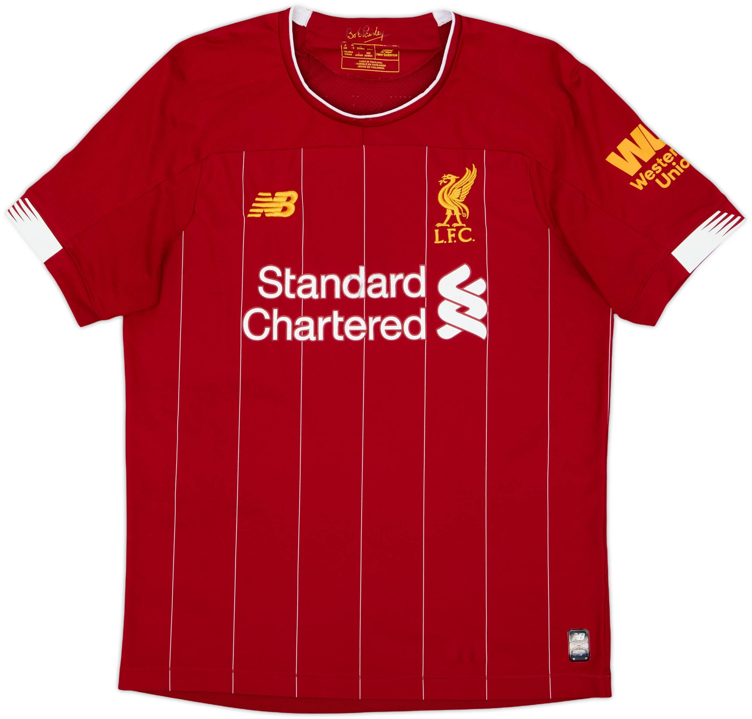 2019-20 Liverpool Home Shirt Virgil #4 - 6/10 - (M)