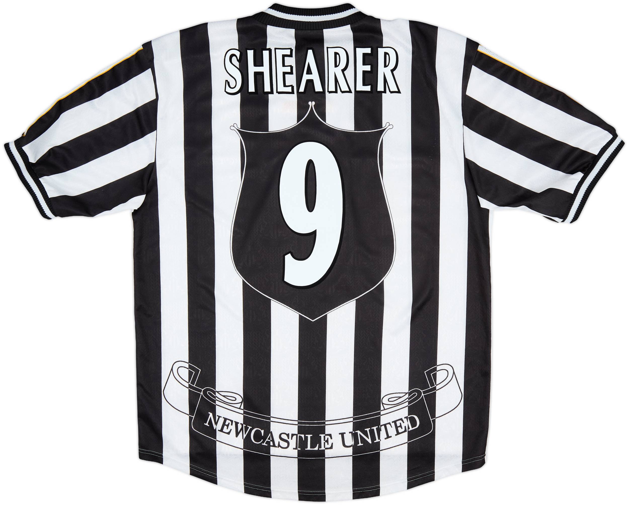 1997-99 Newcastle Home Shirt Shearer #9 - 8/10 - (XL)