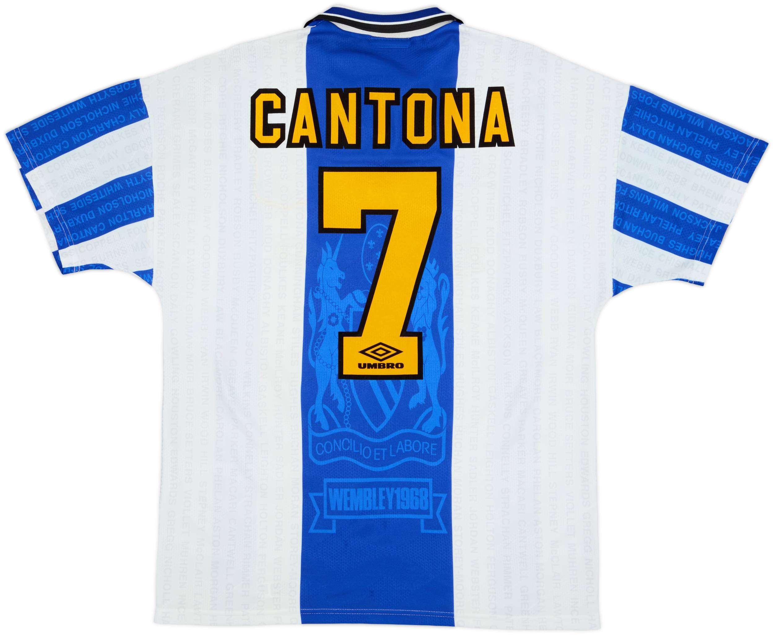 1994-96 Manchester United Third Shirt Cantona #7 - 9/10 - (L)