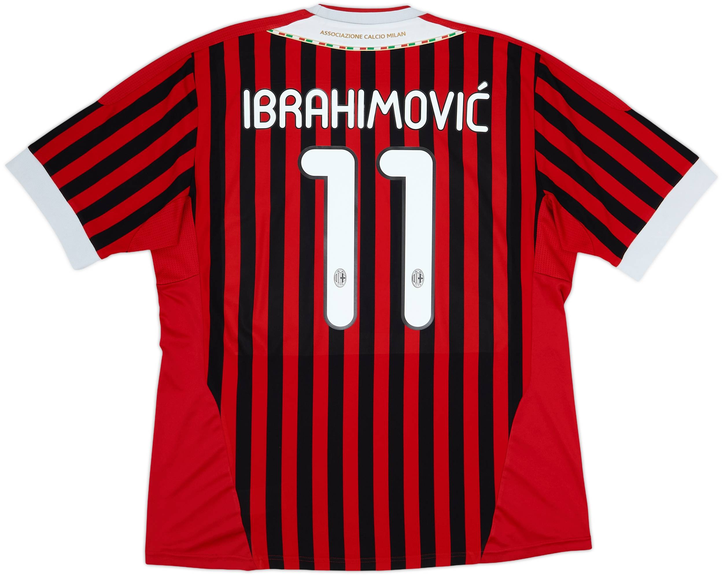 ACミラン IBRAHIMOVIĆ シャツ 11番 AC Milan Zlatan Ibrahimovic #11 Jersey UEFA Champions League