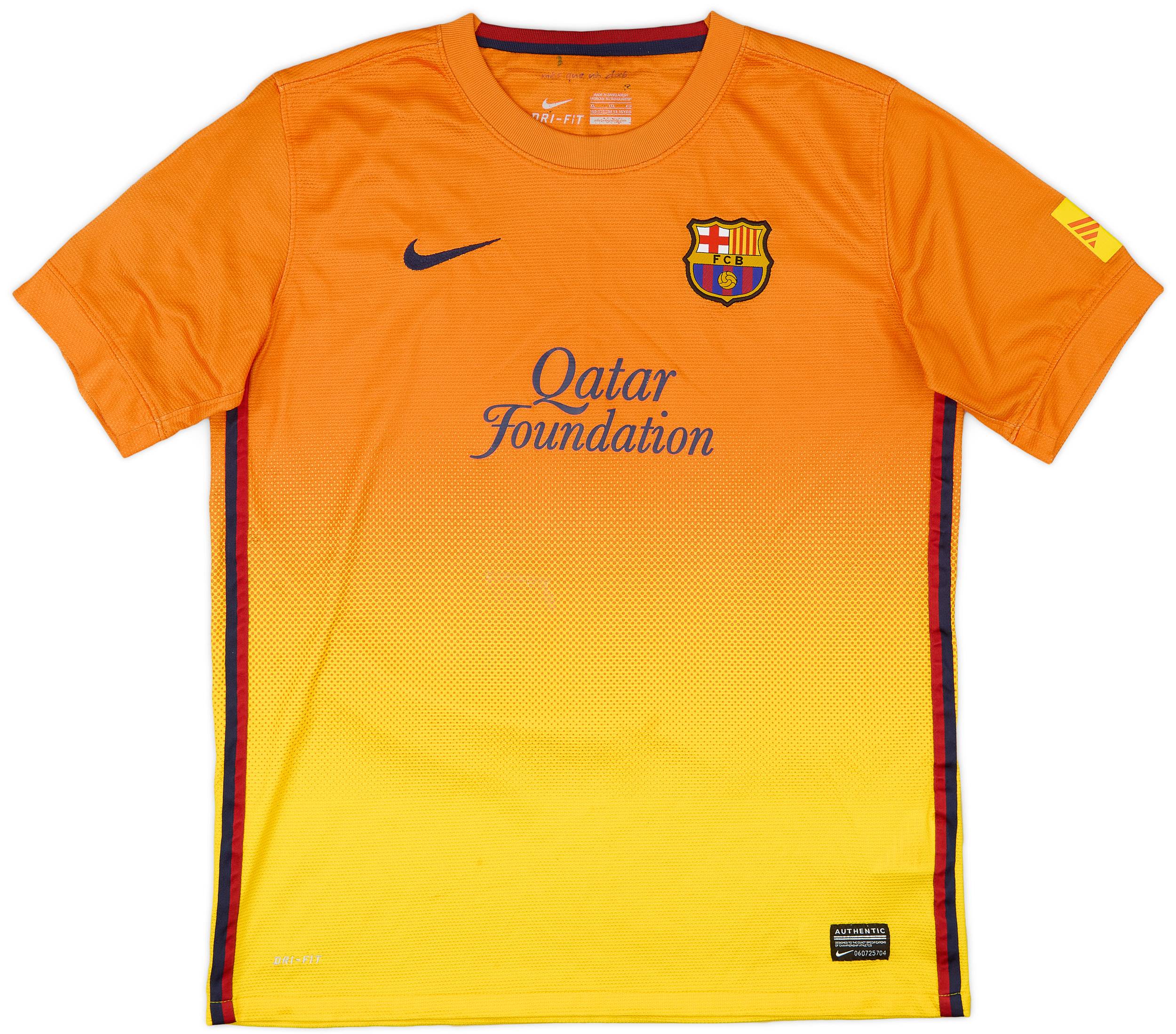2012-13 Barcelona Away Shirt - 6/10 - (XL.Boys)