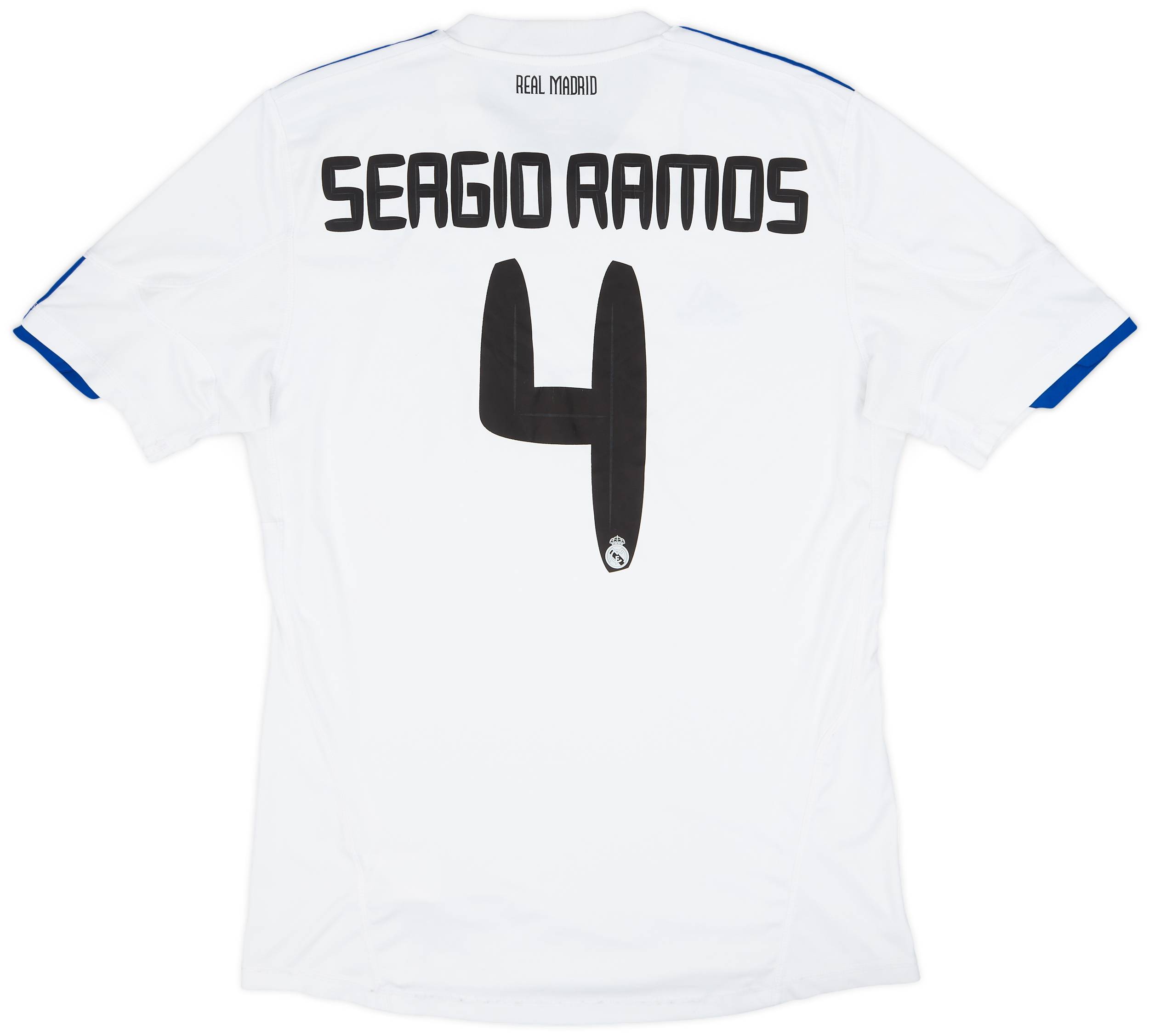 2010-11 Real Madrid Home Shirt Sergio Ramos #4 - 5/10 - (L)