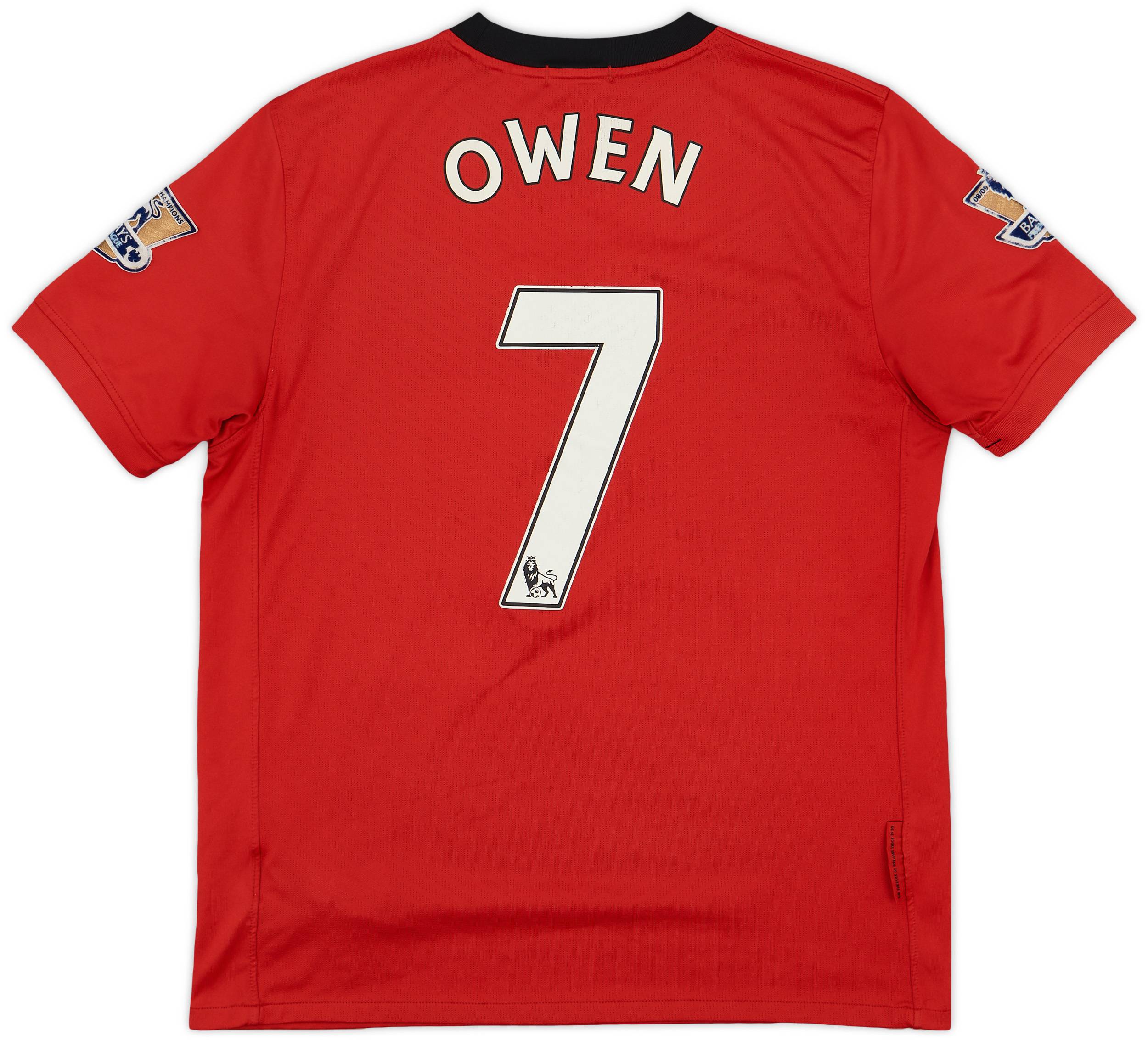 2009-10 Manchester United Home Shirt Owen #7 - 5/10 - (M)