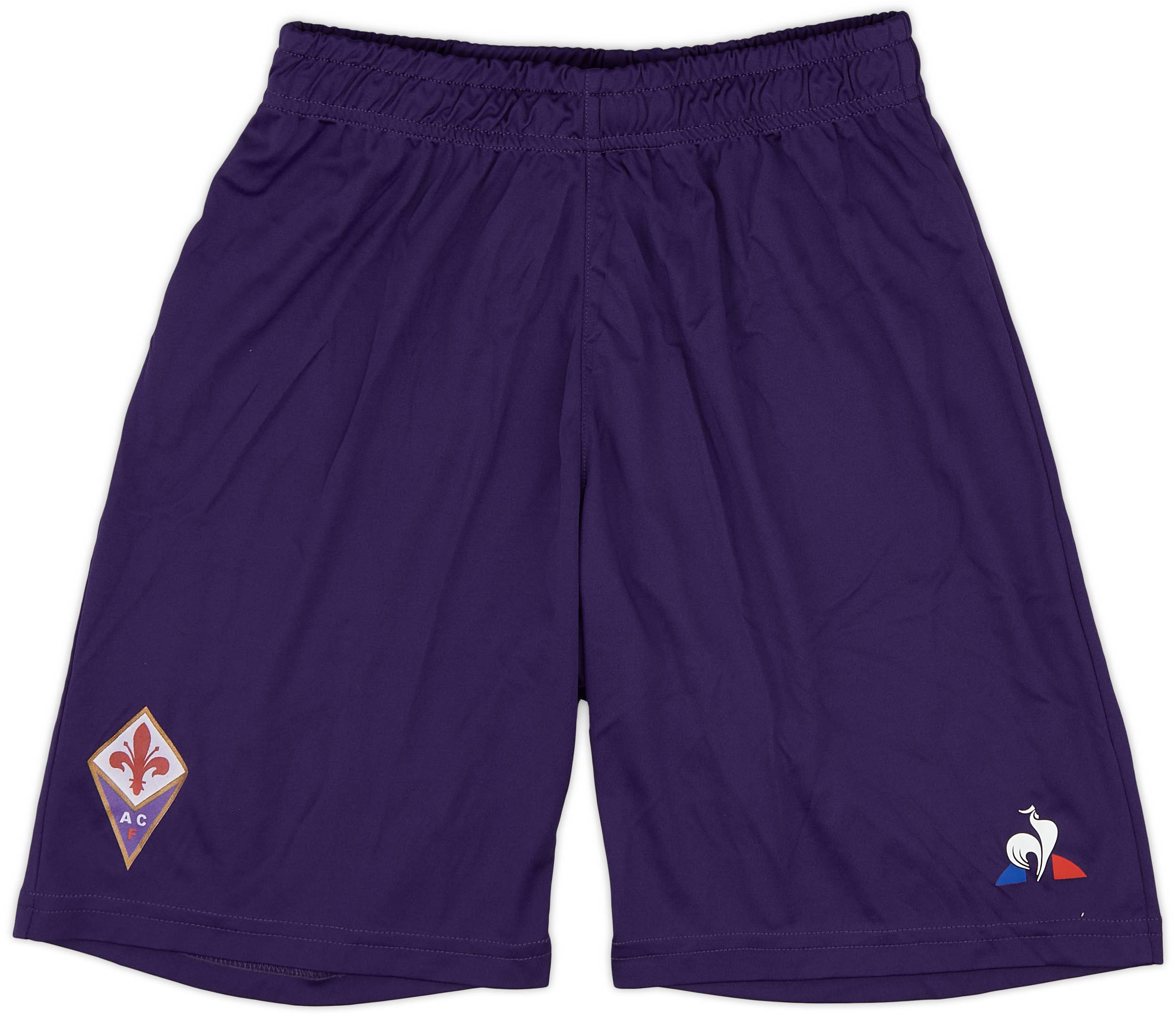 2019 20 Fiorentina Authentic Home Shorts As New KIDS