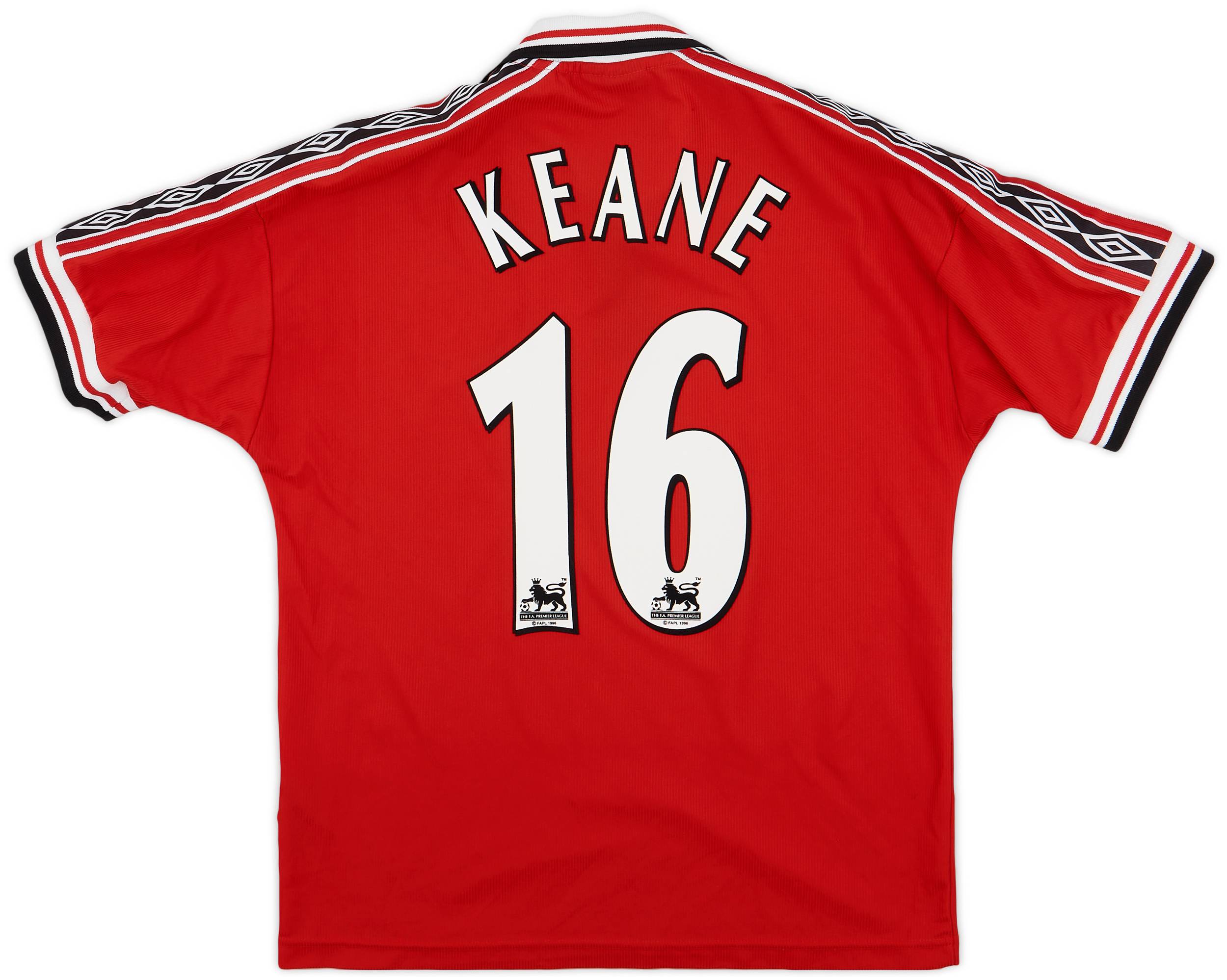 1998-00 Manchester United Home Shirt Keane #16 - 4/10 - (M)