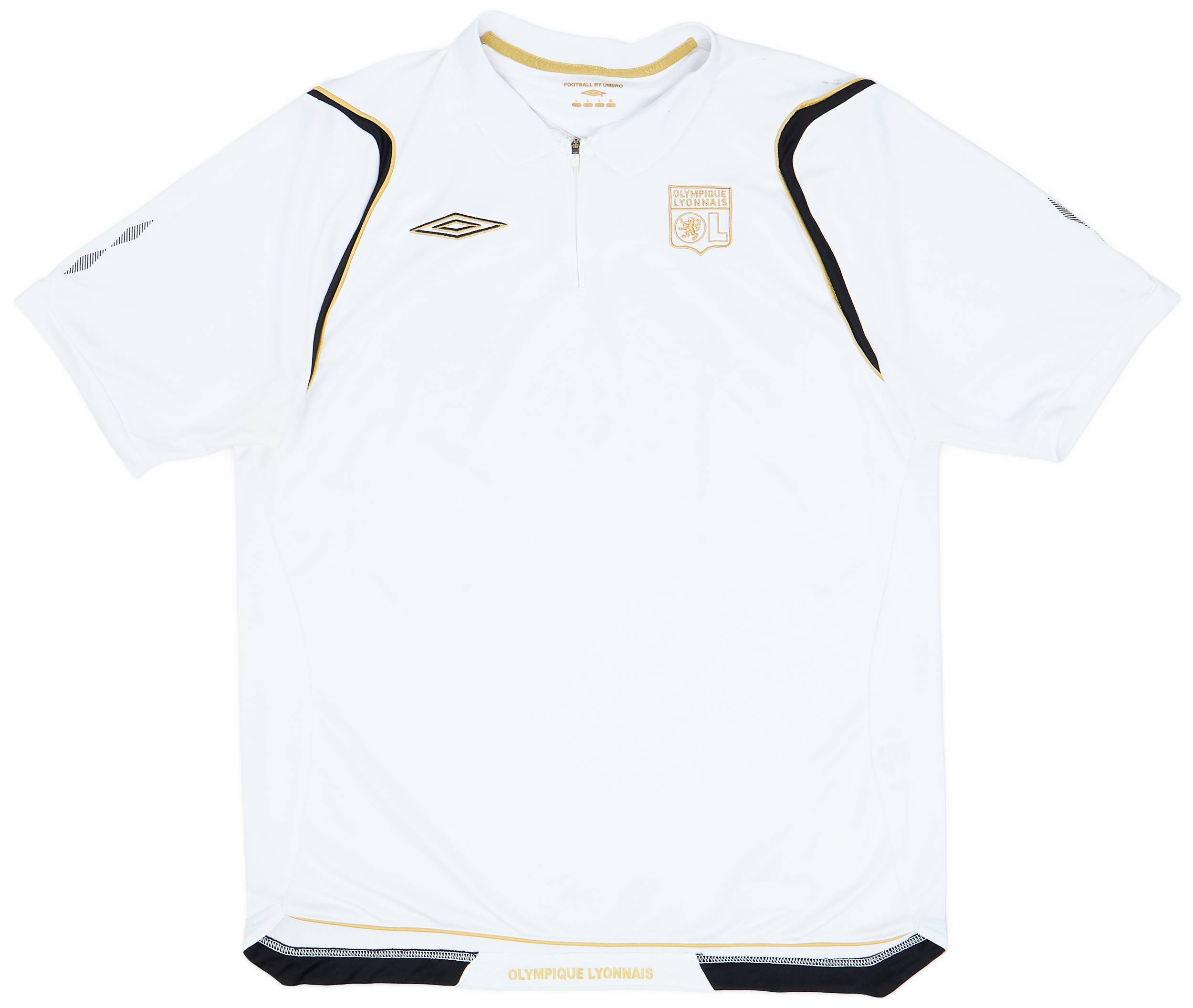 2008-09 Lyon 1/4 Zip Training Shirt - 7/10 - (L)