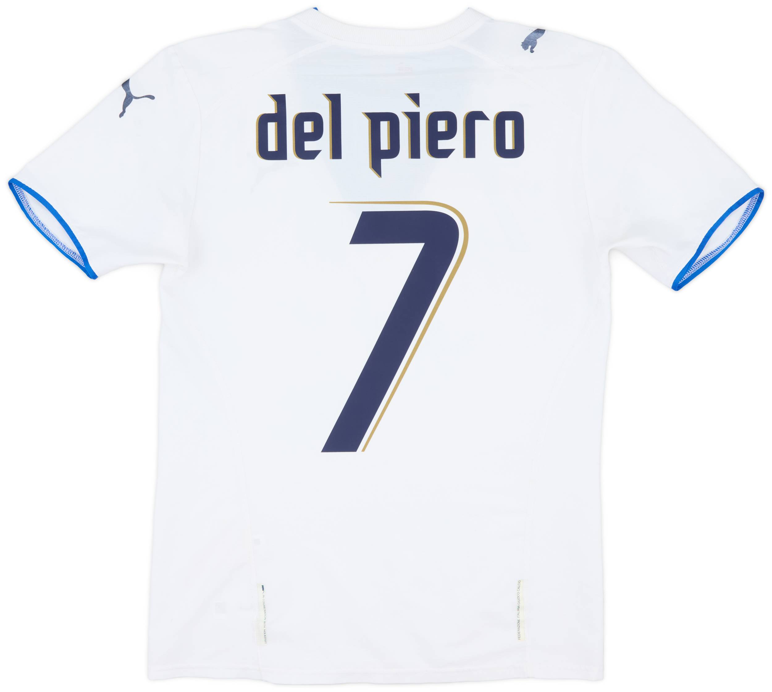 2006 Italy Away Shirt Del Piero #7 - 6/10 - (S)