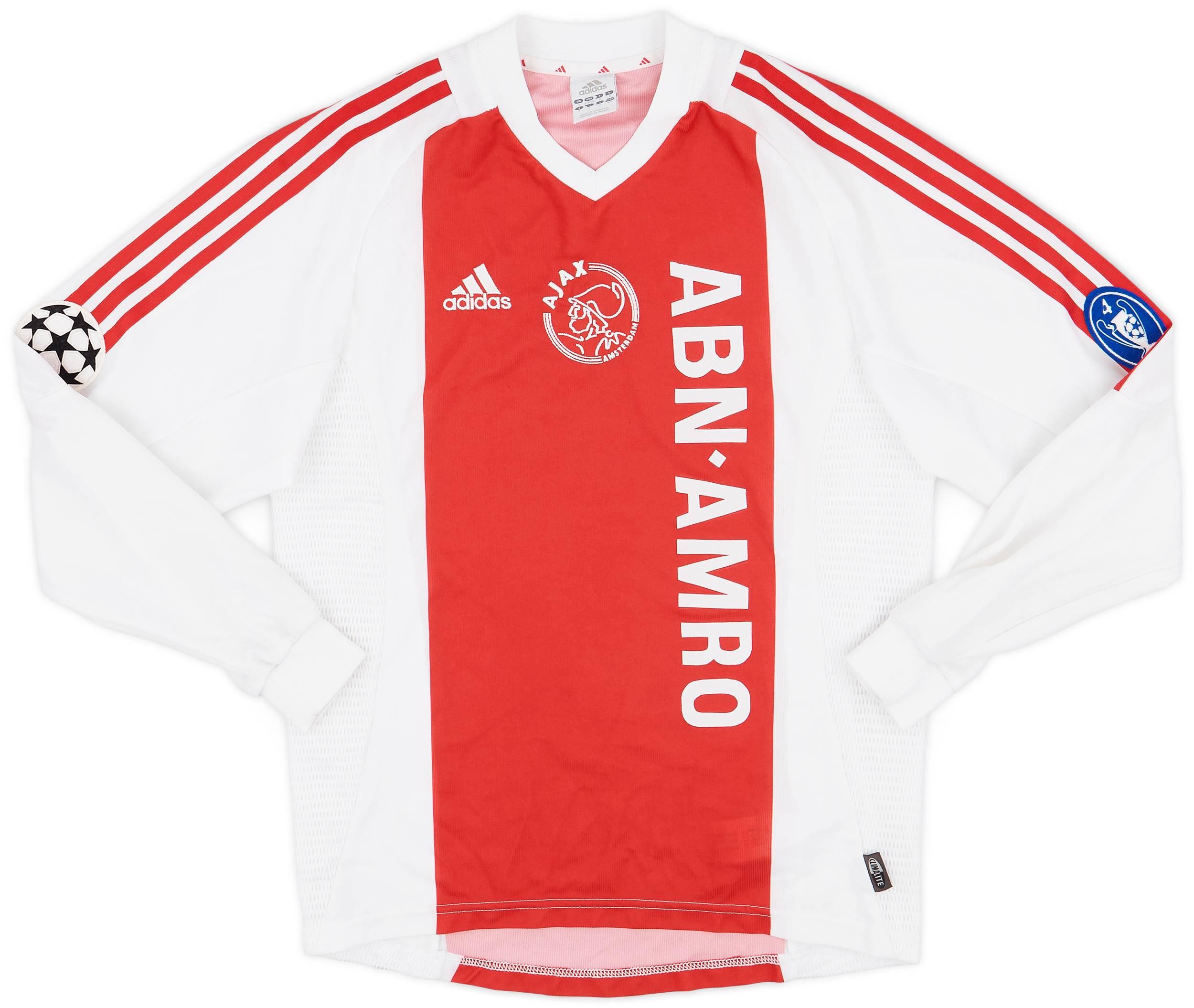 2002-04 Ajax Home L/S Shirt - 8/10 - (S)