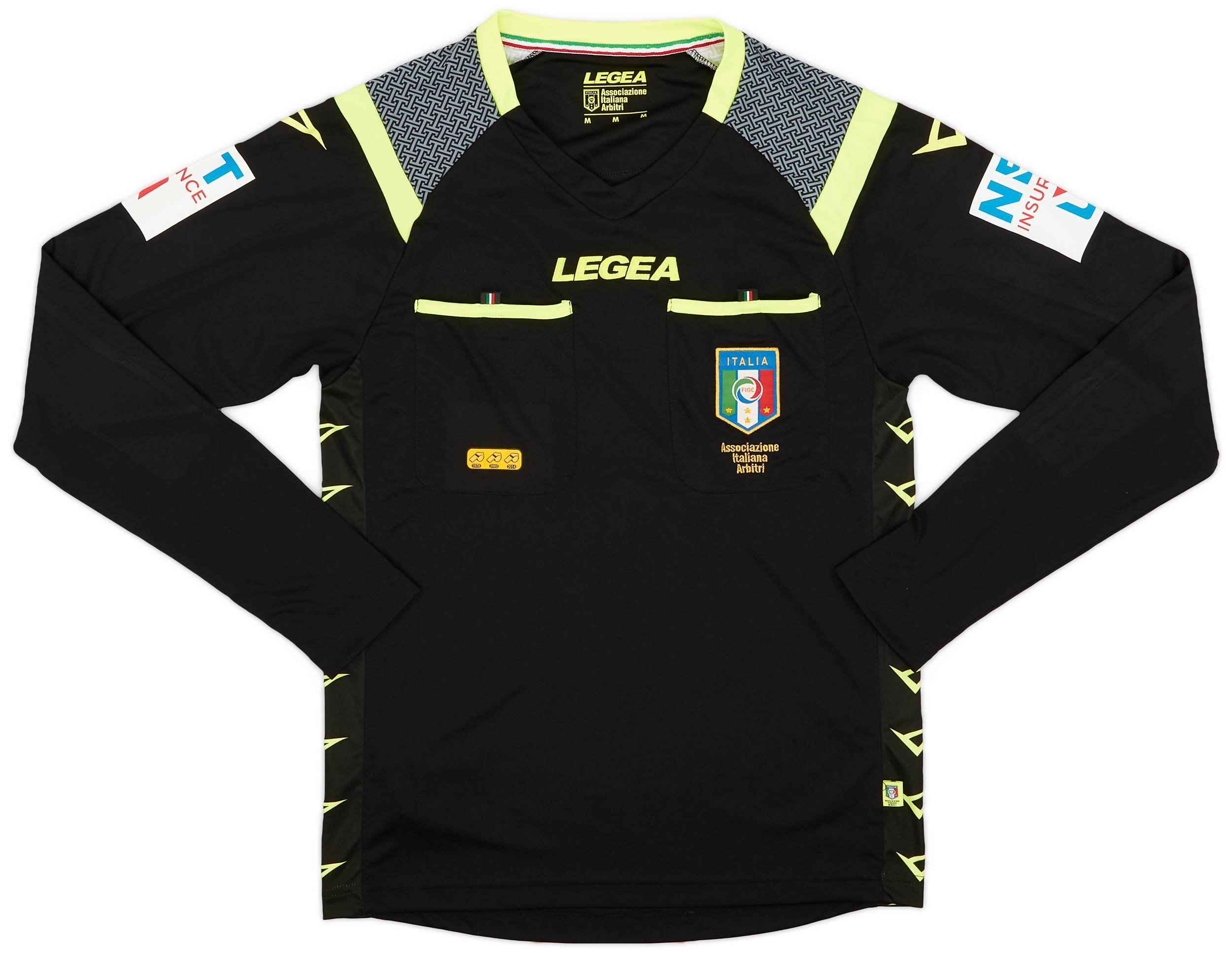 2014-15 Italy FIGC Legea Referee L/S Shirt - 9/10 - (M)
