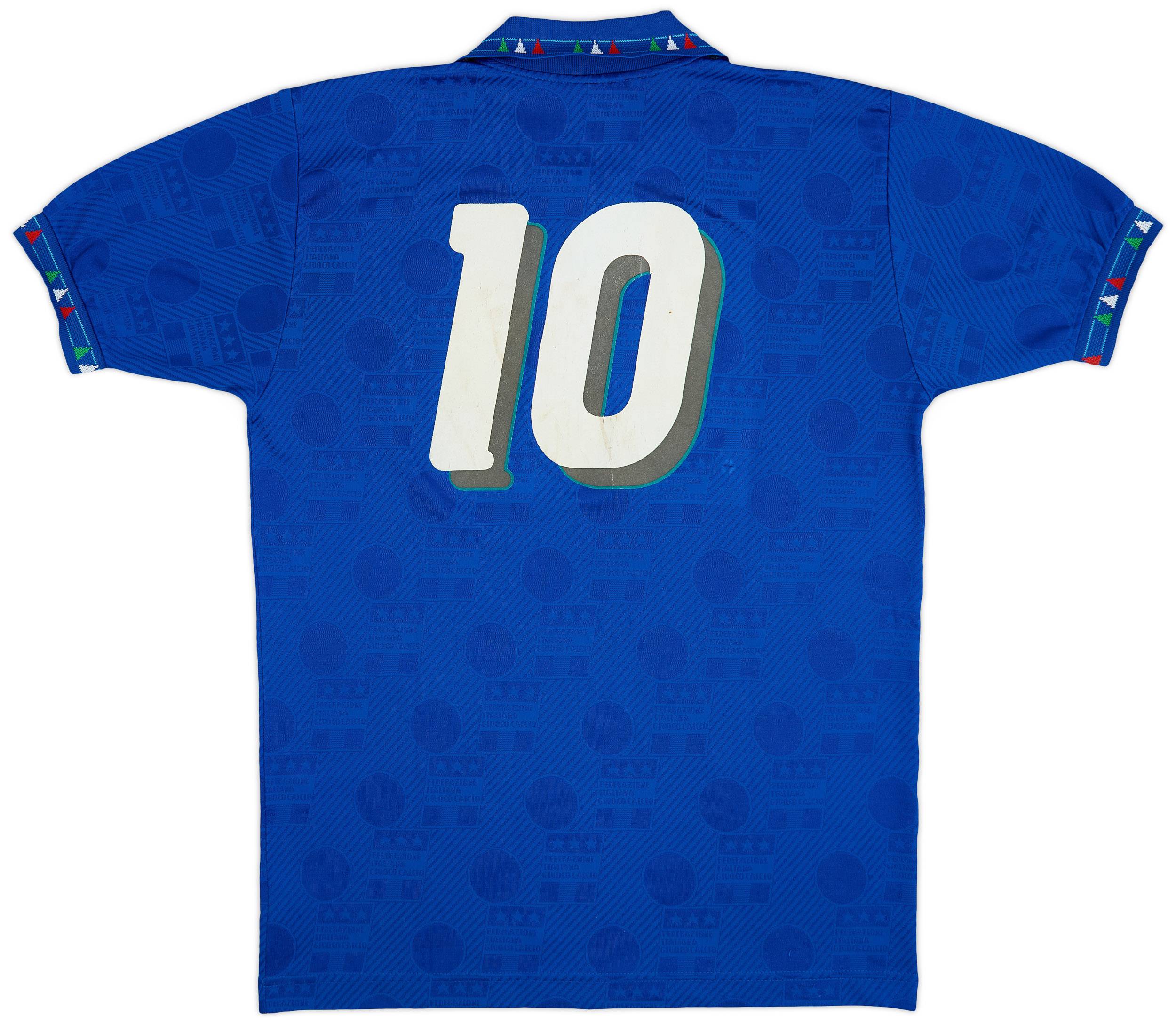 1994 Italy Home Shirt #10 - 6/10 - (M)