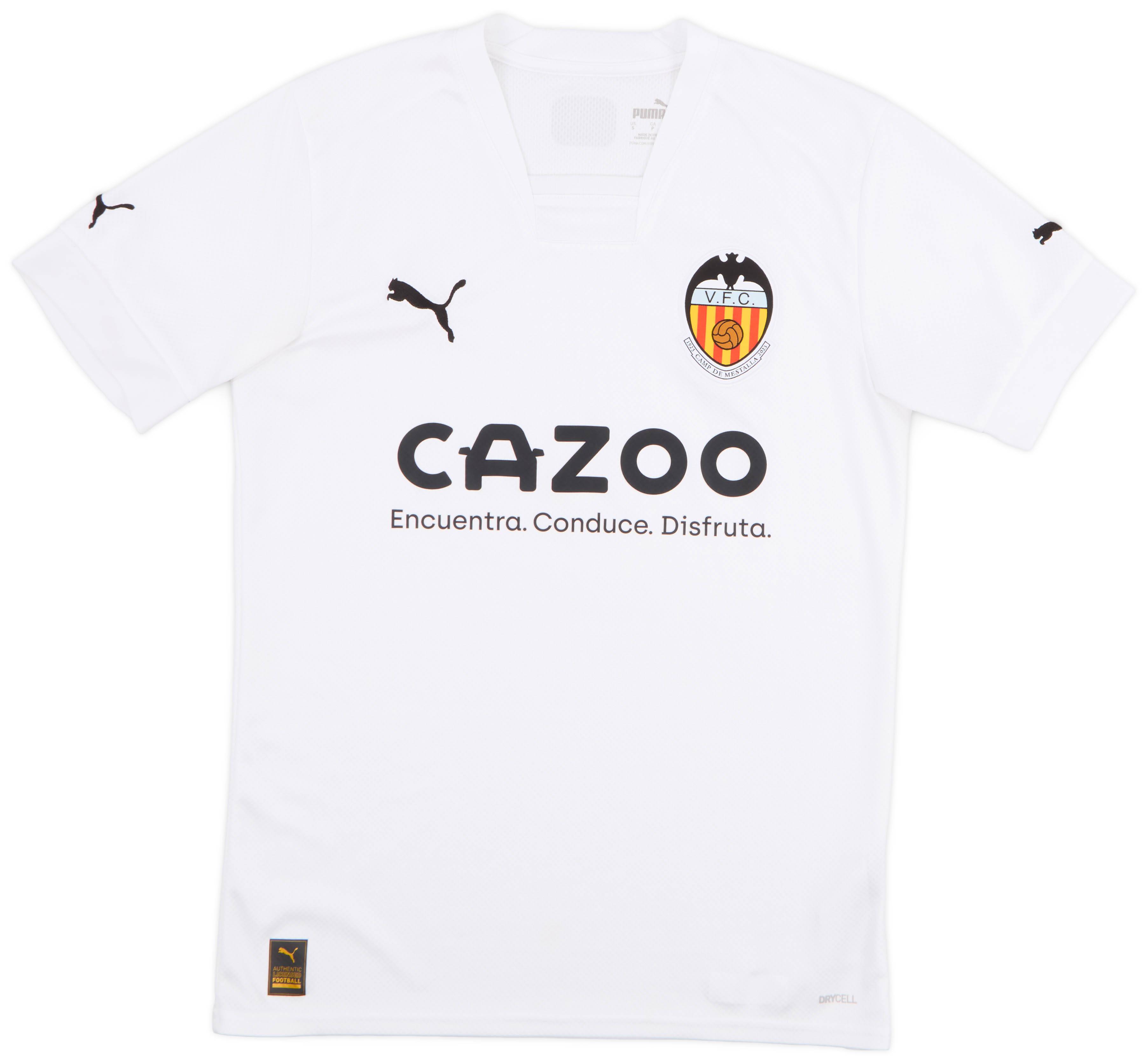 2022-23 Valencia Home Shirt - 8/10 - (S)