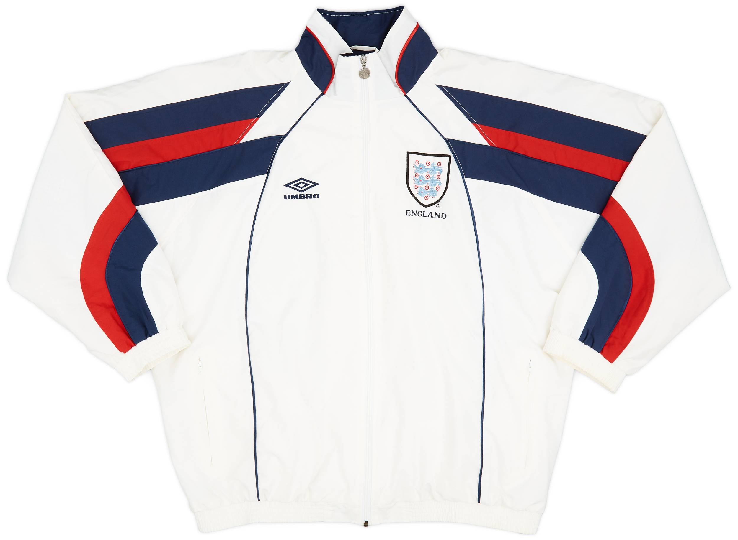 1998-00 England Umbro Track Jacket - 9/10 - (XXL)
