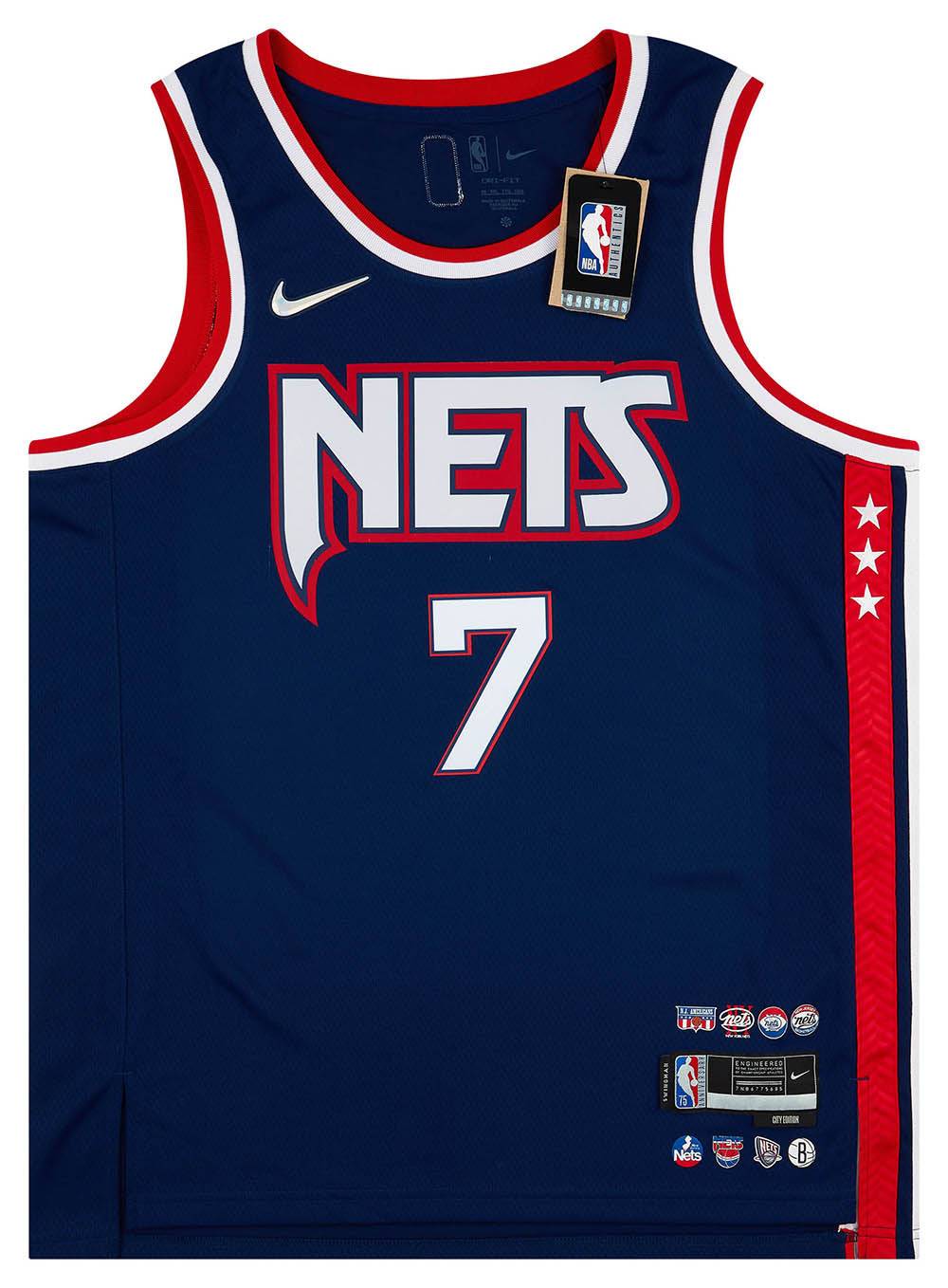 2021-22 Brooklyn Nets Durant #7 Nike Swingman Jersey (Alternate) XXL - W/Tags
