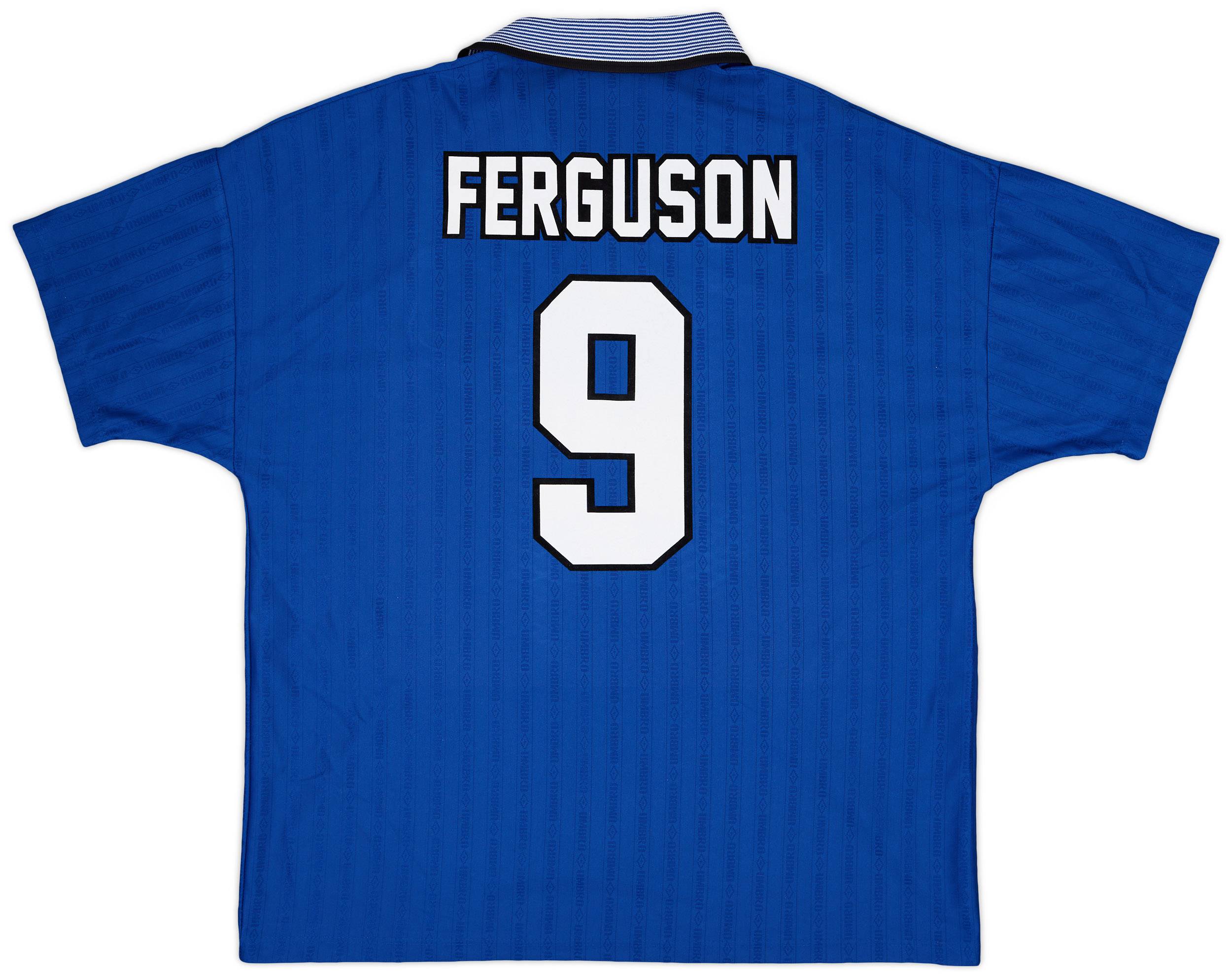 1995-97 Everton Home Shirt Ferguson #9 - 6/10 - (XL)