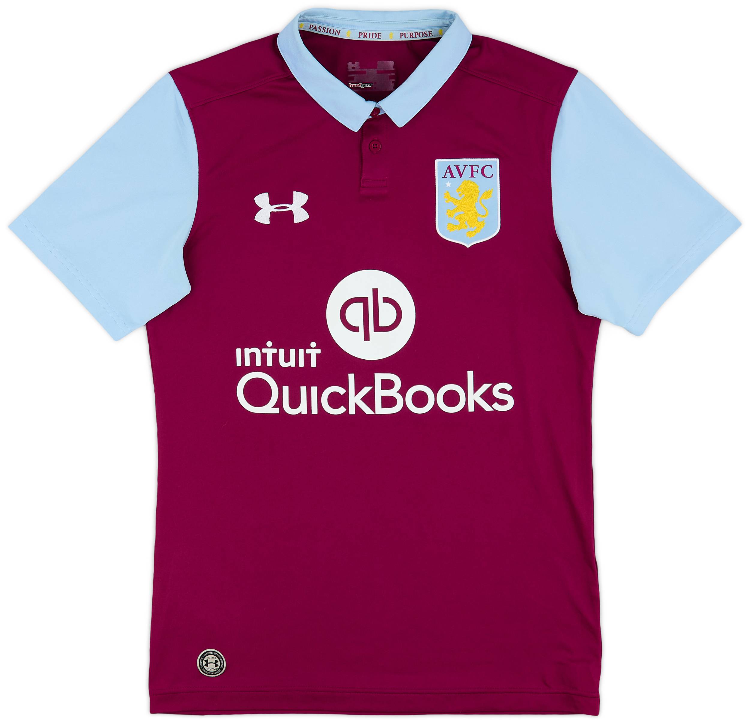 2016-17 Aston Villa Home Shirt - 8/10 - (S)