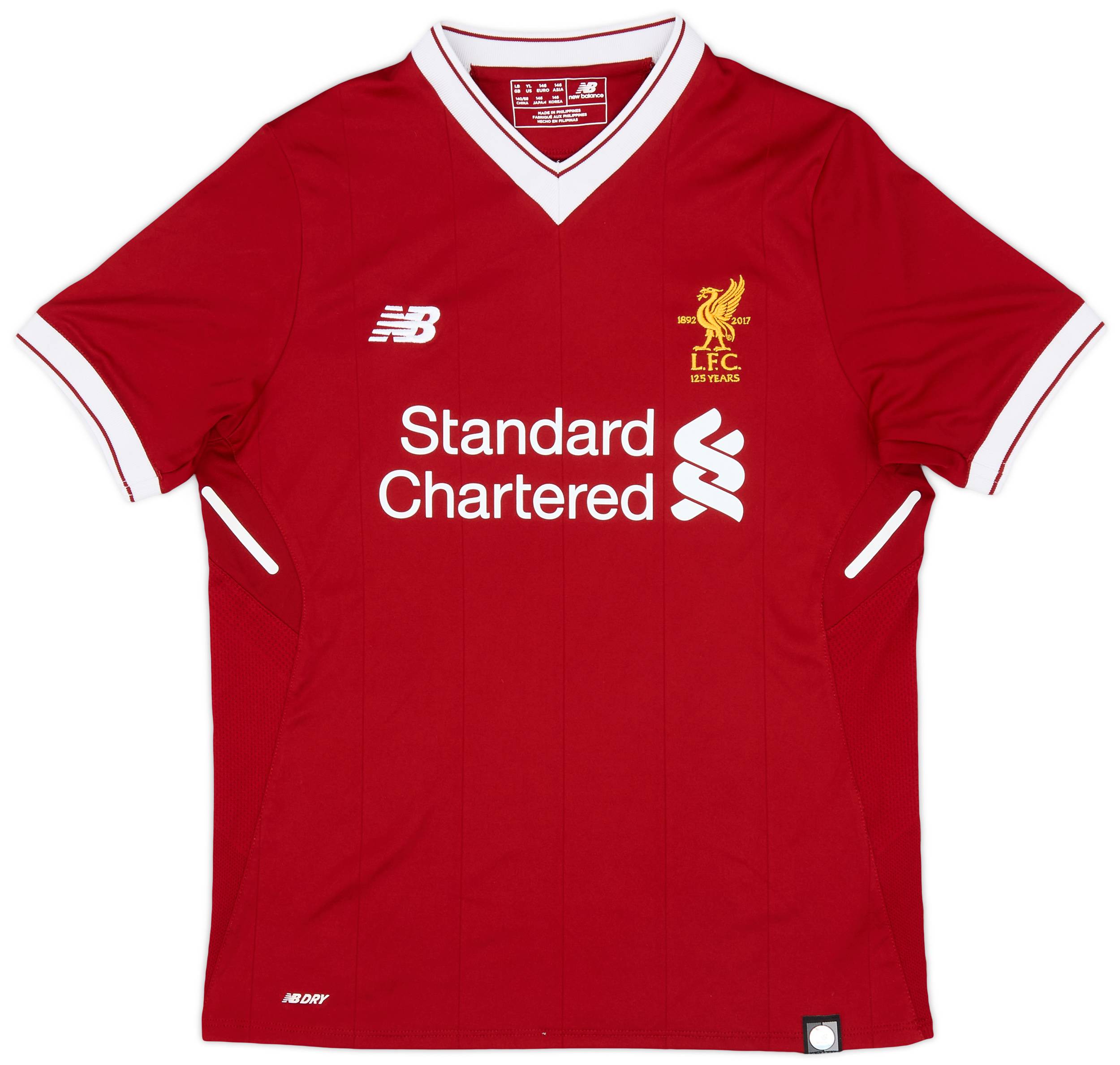 2017-18 Liverpool 125 Years Home Shirt - 9/10 - (L.Boys)