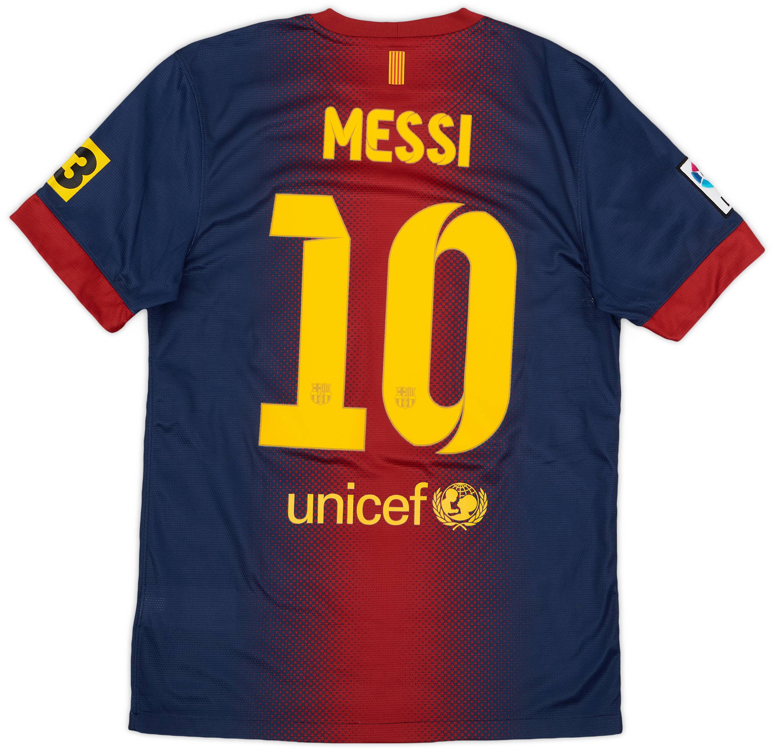 2012-13 Barcelona Home Shirt Messi #10 - 8/10 - (S)