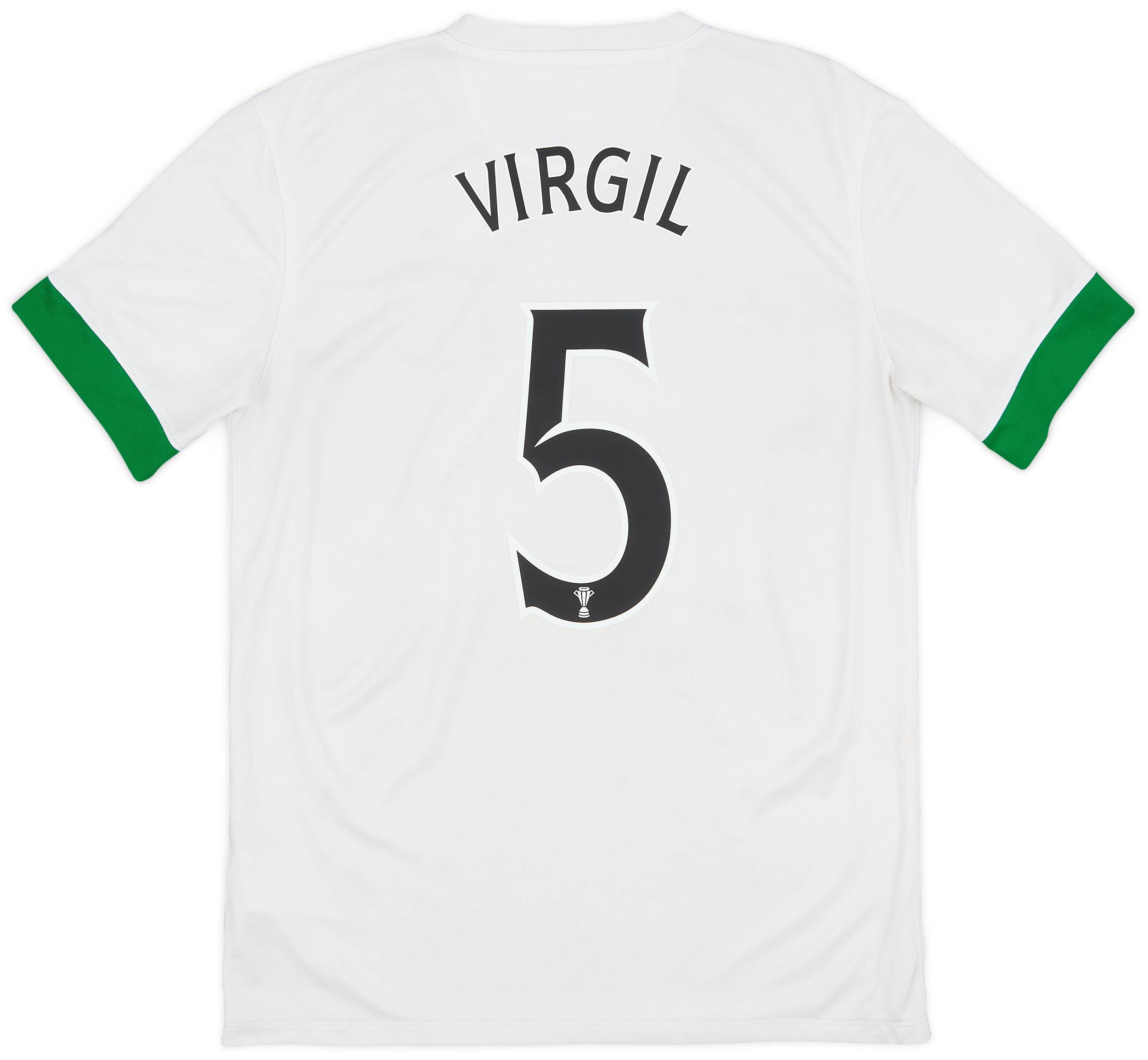 2014-15 Celtic European Third Shirt Virgil #5 - 6/10 - (M)