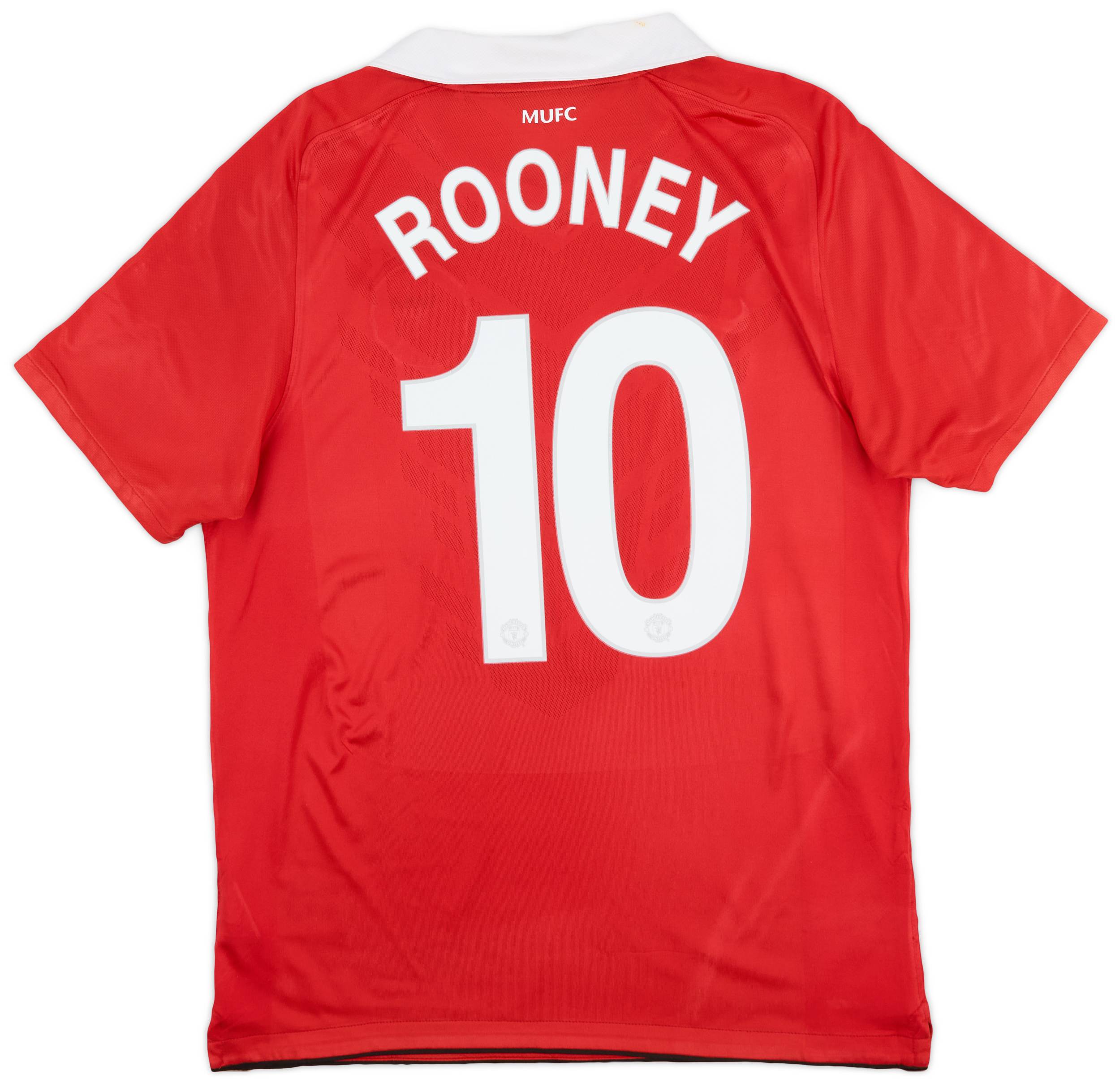 2010-11 Manchester United Home Shirt Rooney #10 - 6/10 - (M)