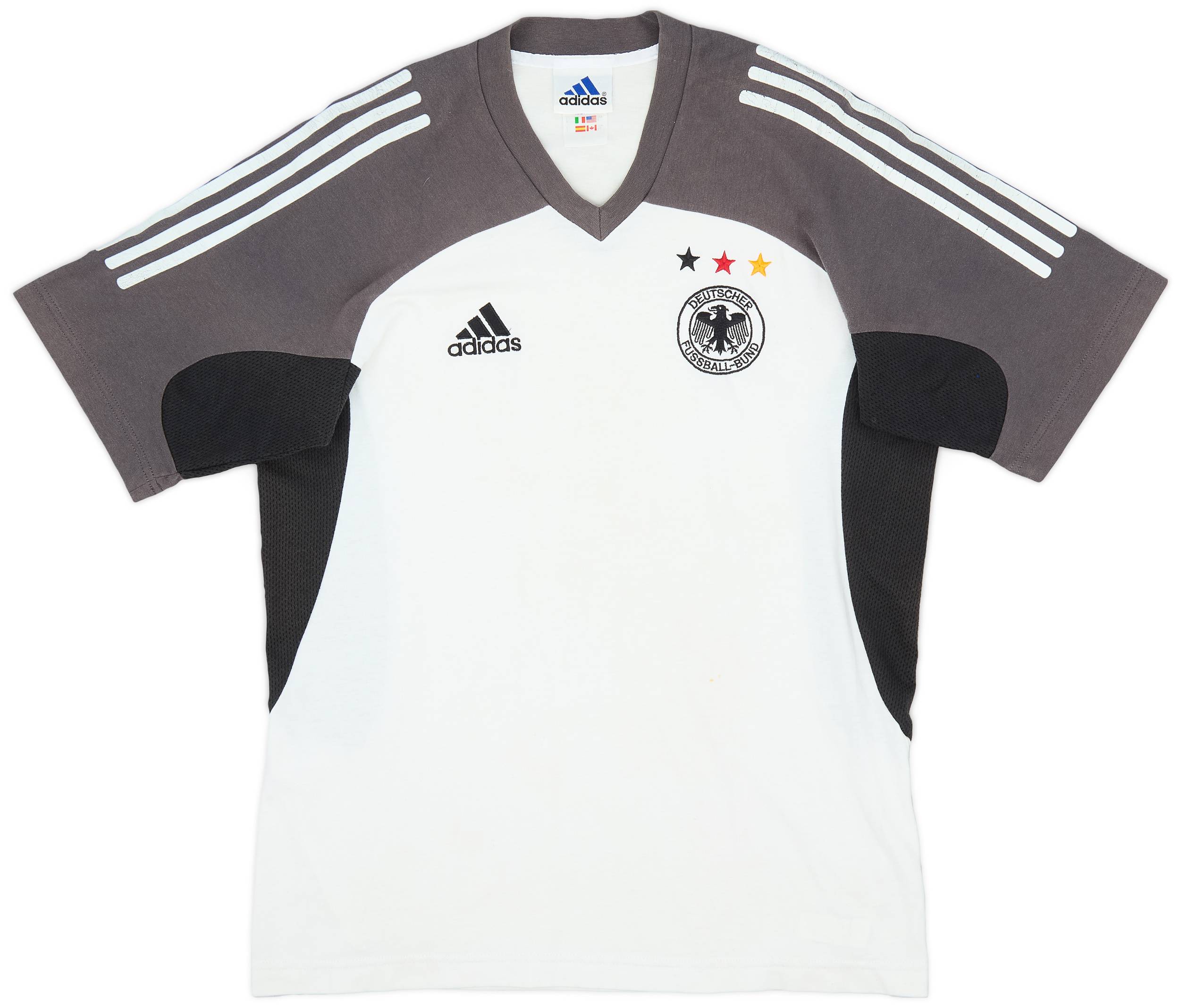 2002-03 Germany adidas Cotton Tee - 5/10 - (S)