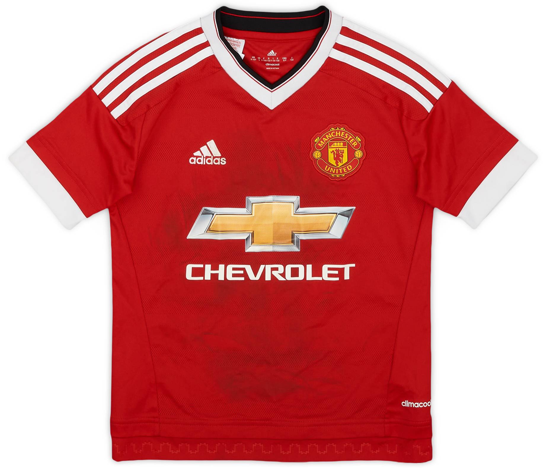 2015-16 Manchester United Home Shirt - 5/10 - (S.Boys)