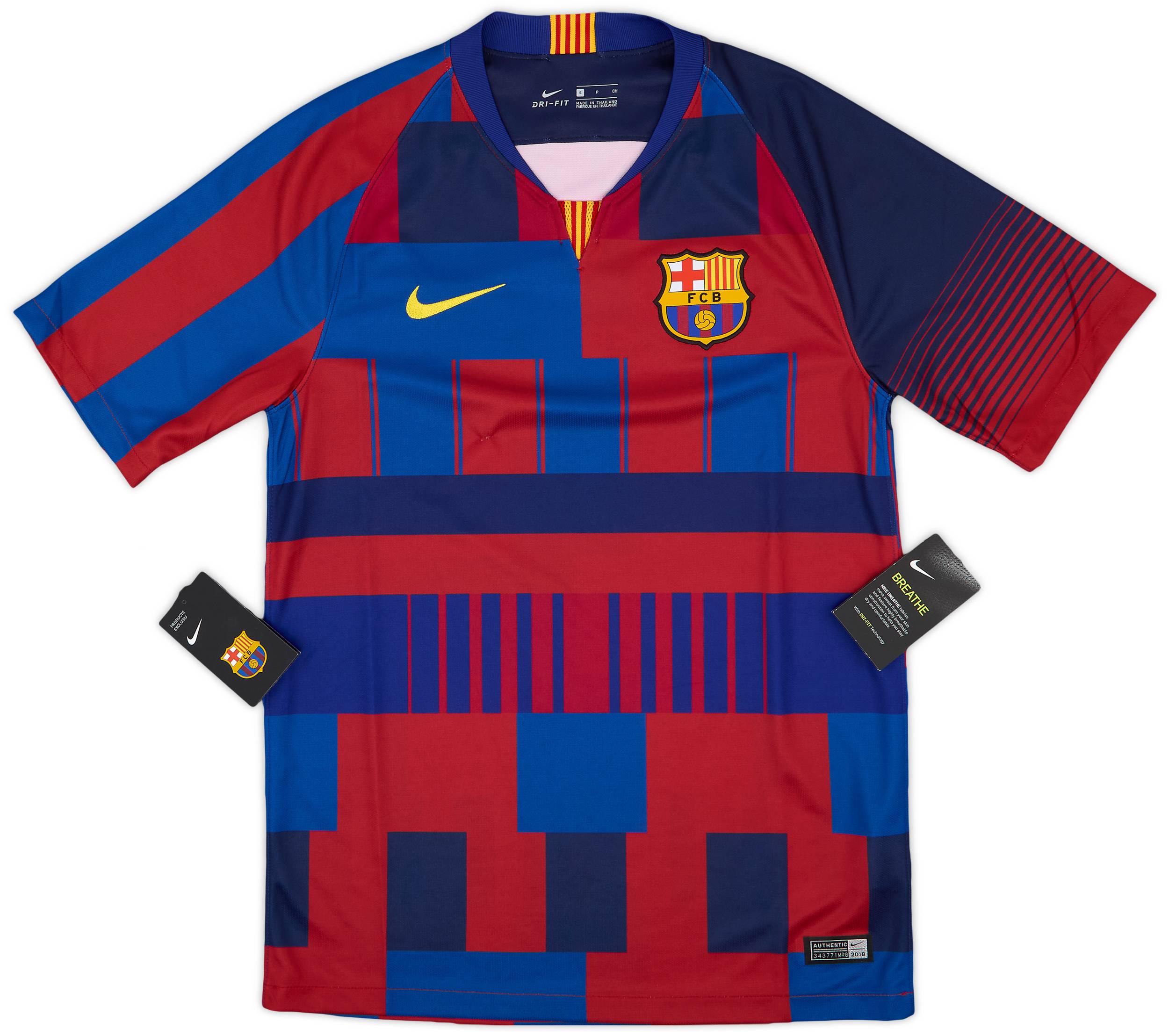 2018-19 Barcelona Nike Mash Up Training Shirt (S)
