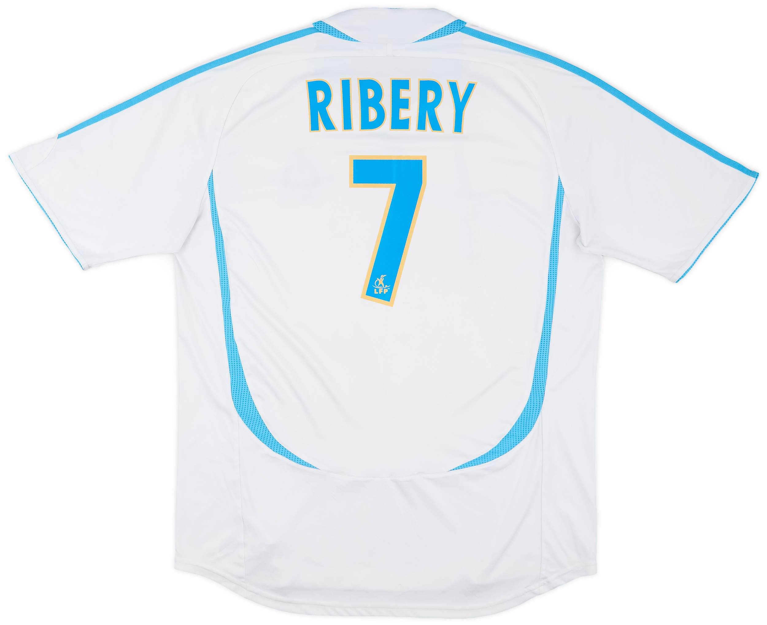 2006-07 Olympique Marseille Home Shirt Ribery #7 - 7/10 - (XL)