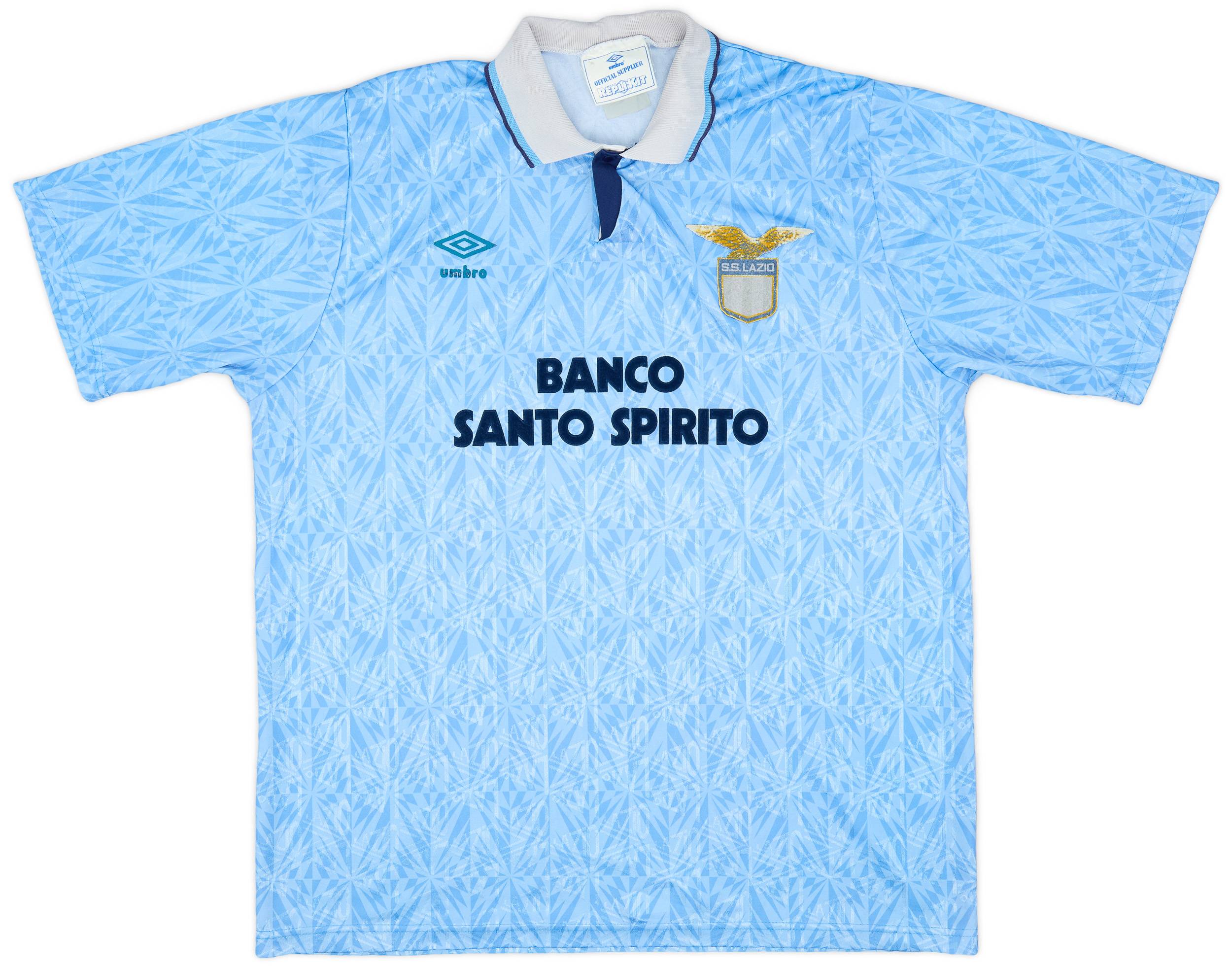 1991-92 Lazio Home Shirt - 4/10 - (XL)