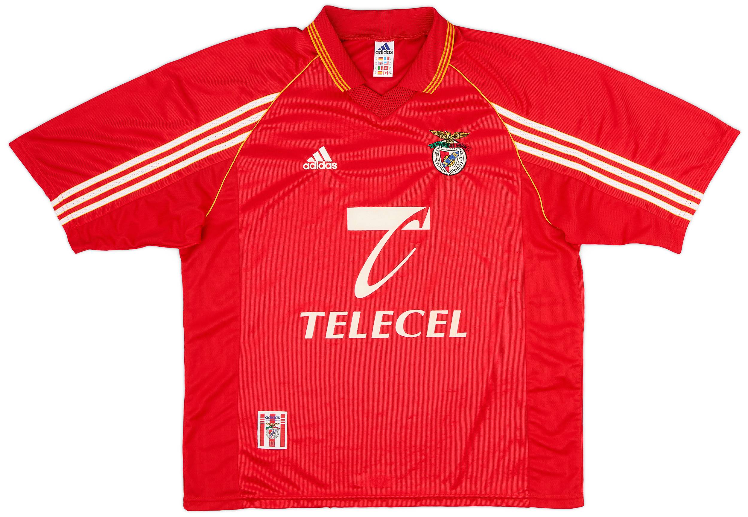 1998-99 Benfica Home Shirt - 9/10 - (XL)